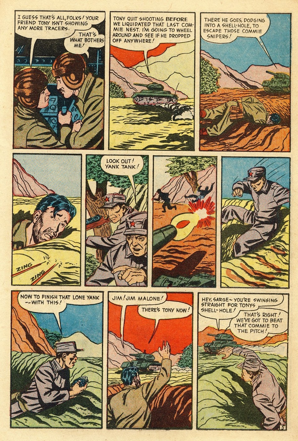Read online War Stories (1952) comic -  Issue #1 - 15