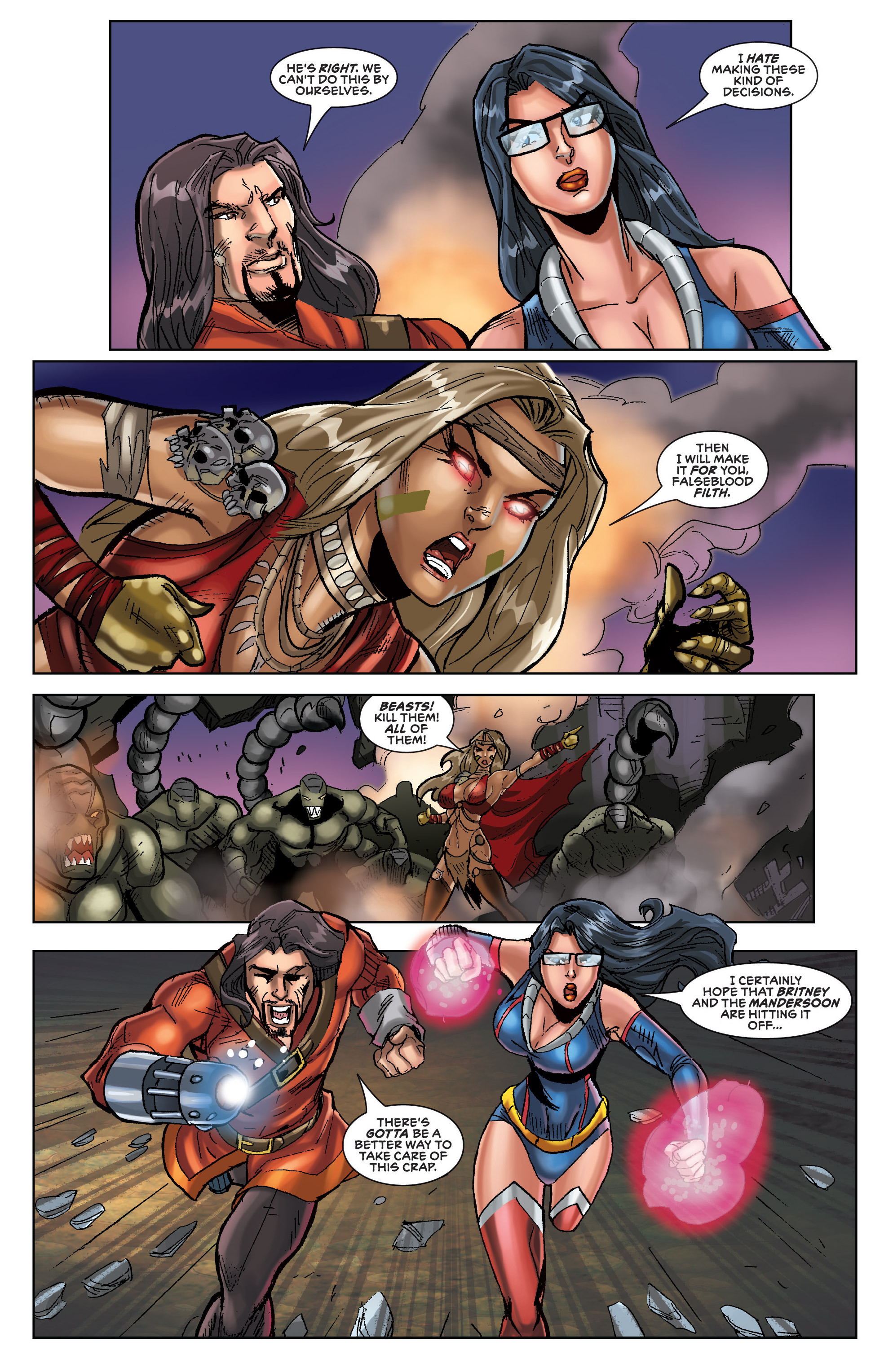 Read online Grimm Fairy Tales presents Bad Girls comic -  Issue # TPB - 96