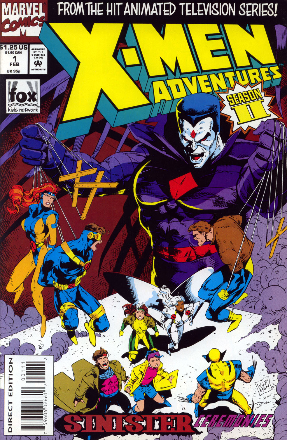 Read online X-Men Adventures (1994) comic -  Issue #1 - 1