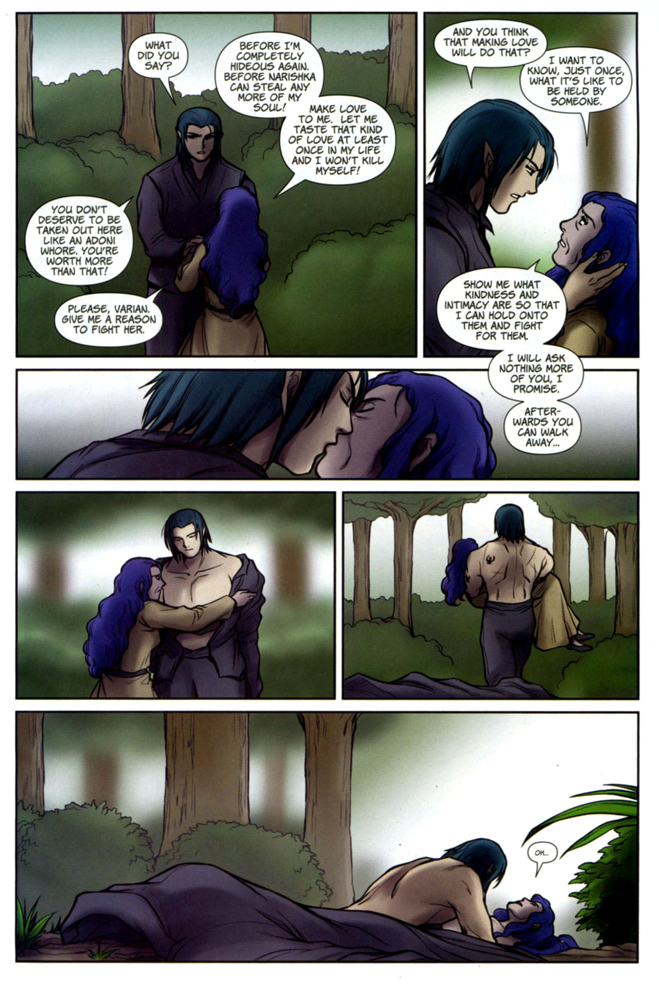 Read online Lords of Avalon: Knight of Darkness comic -  Issue #5 - 12