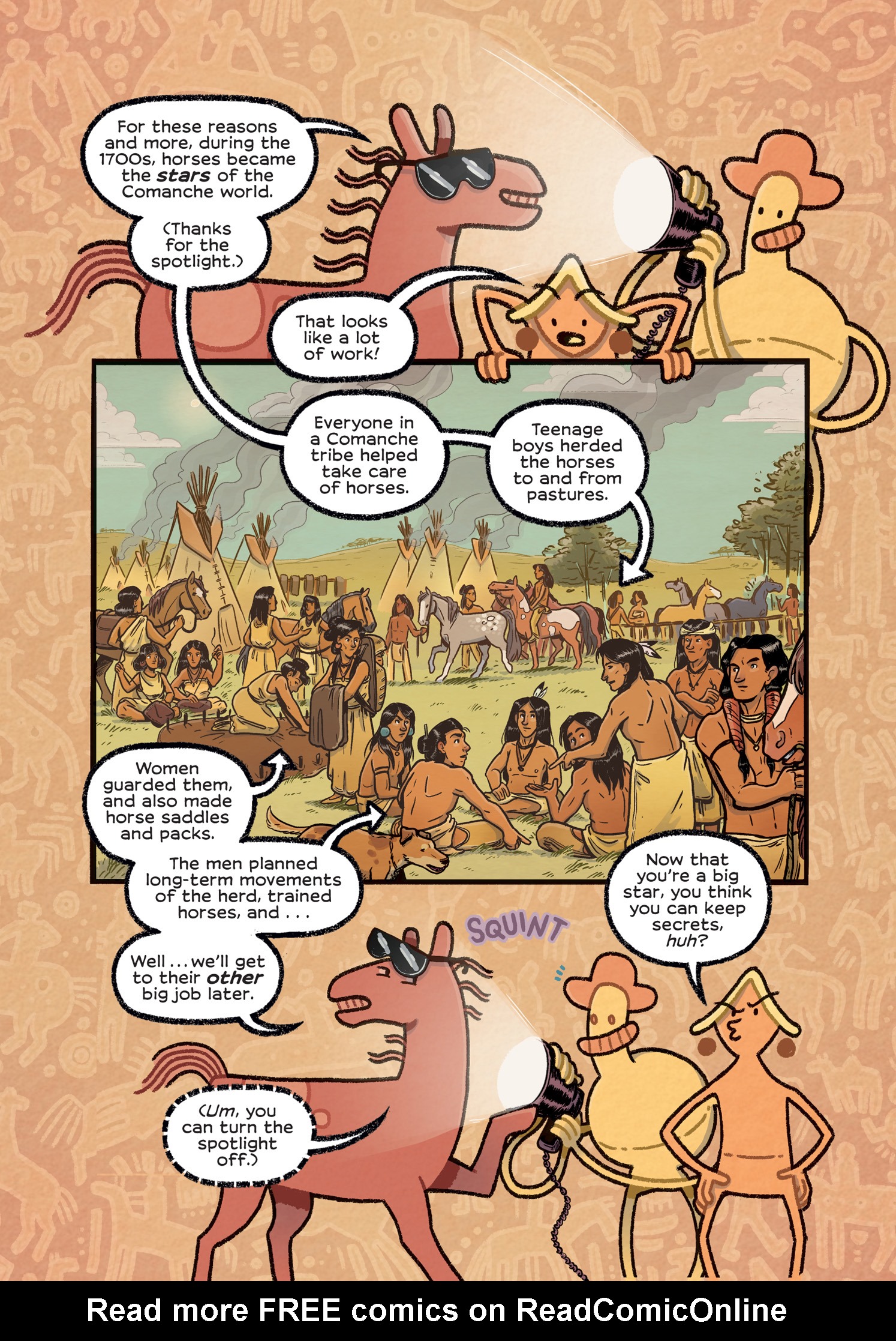 Read online History Comics comic -  Issue # The Wild Mustang - Horses of the American West - 44