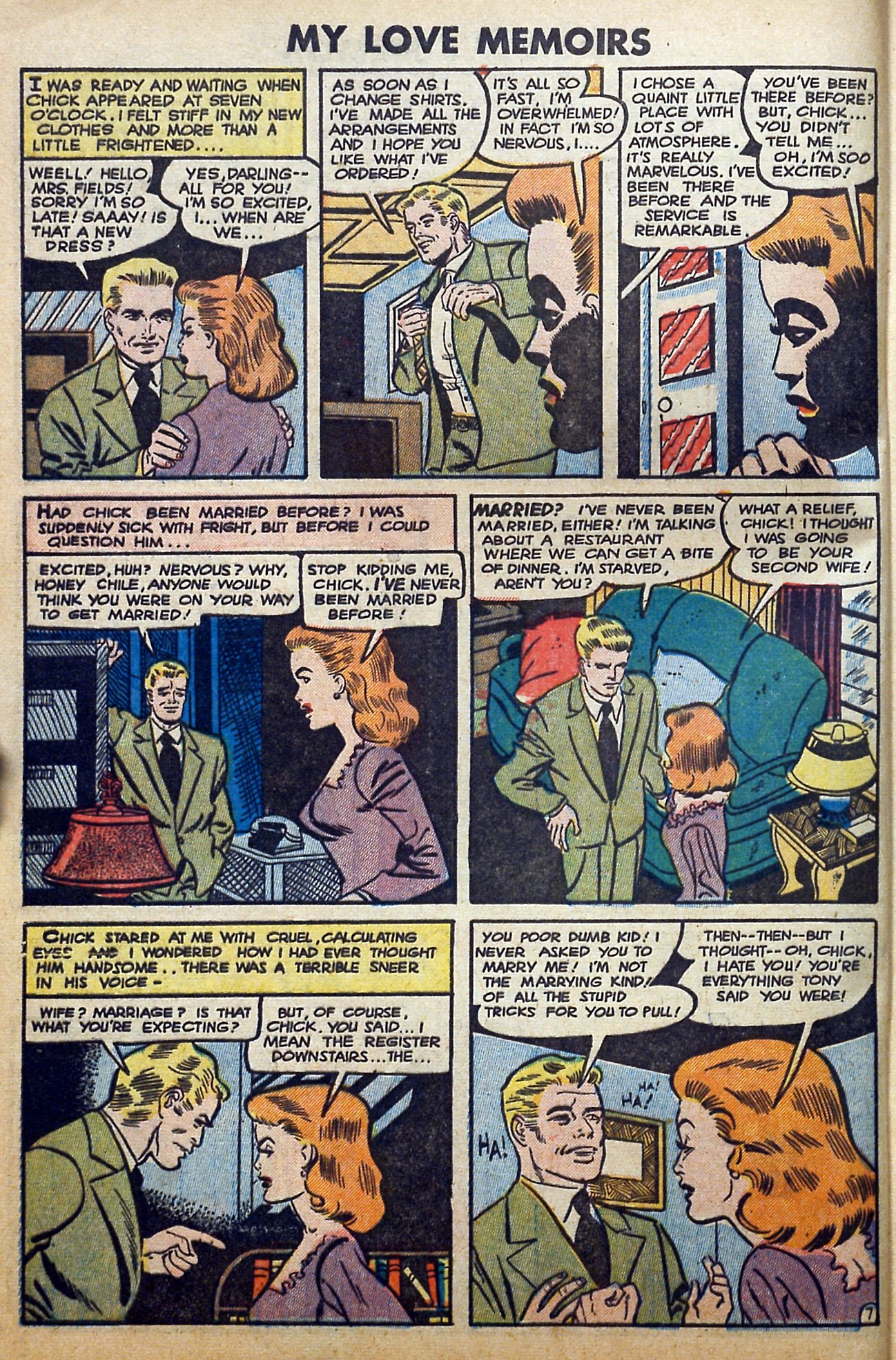 Read online Romantic Thrills comic -  Issue # TPB - 8