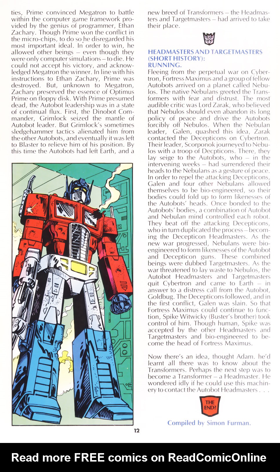 Read online The Transformers Annual comic -  Issue #1988 - 11