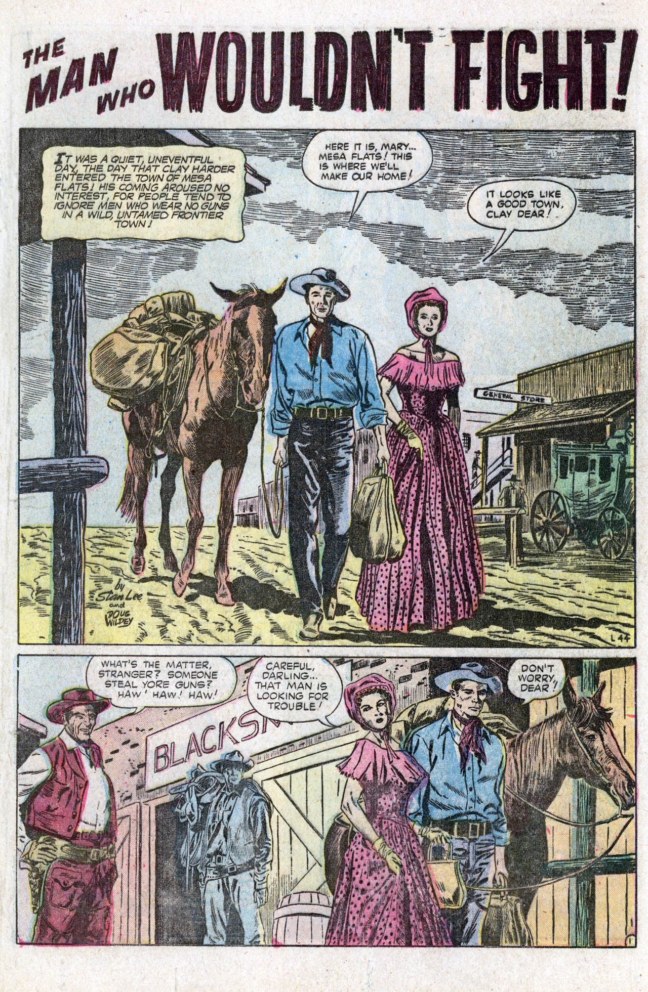 Read online Two Gun Western comic -  Issue #8 - 17
