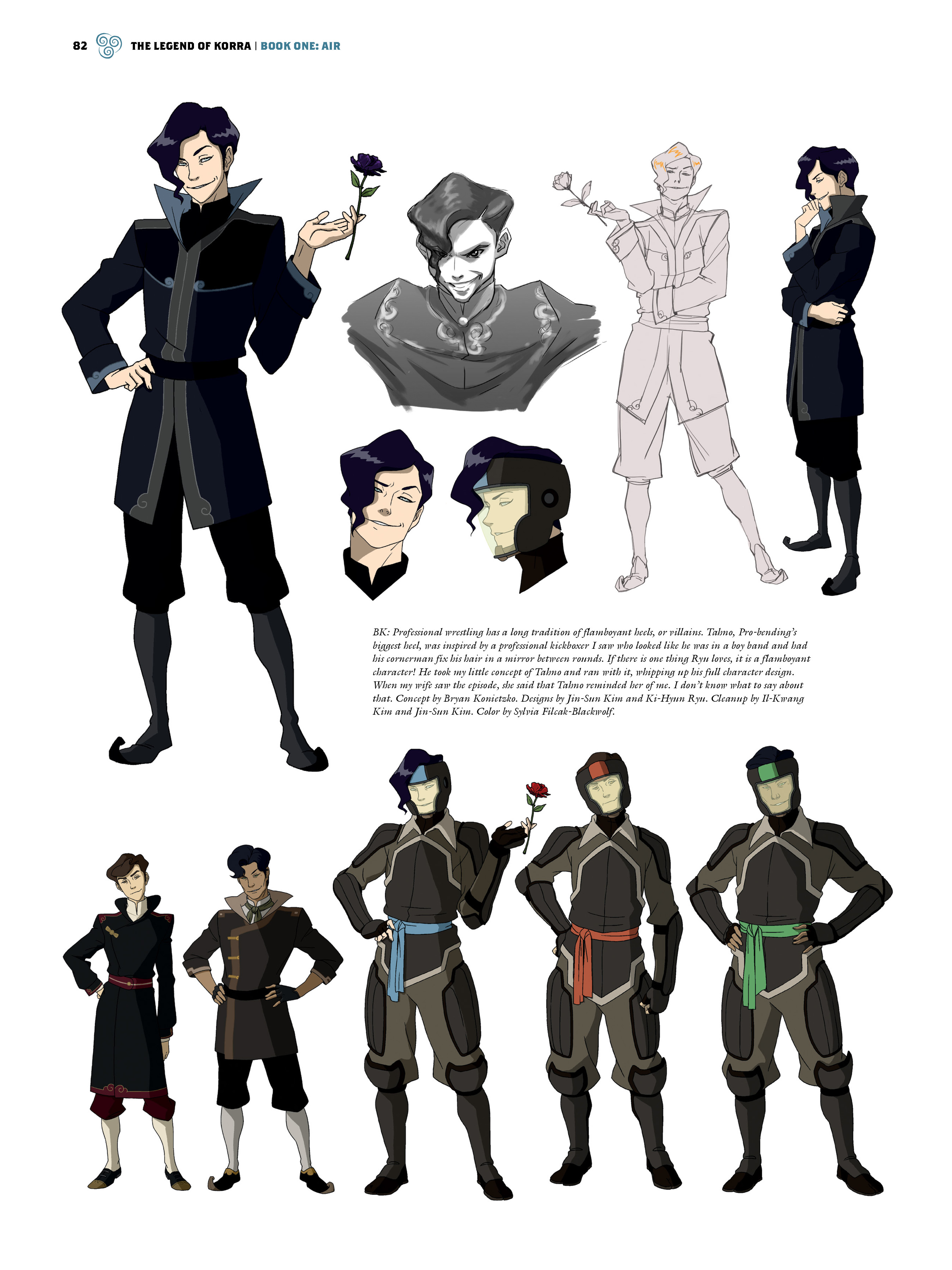 Read online The Legend of Korra: The Art of the Animated Series comic -  Issue # TPB 1 - 75