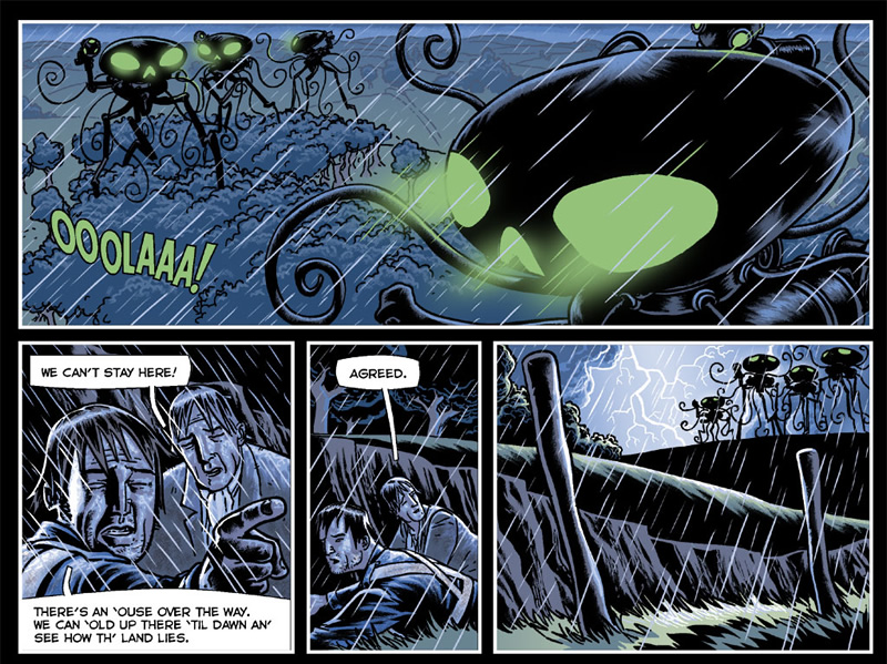 Read online H. G. Wells' The War of the Worlds comic -  Issue # TPB - 40