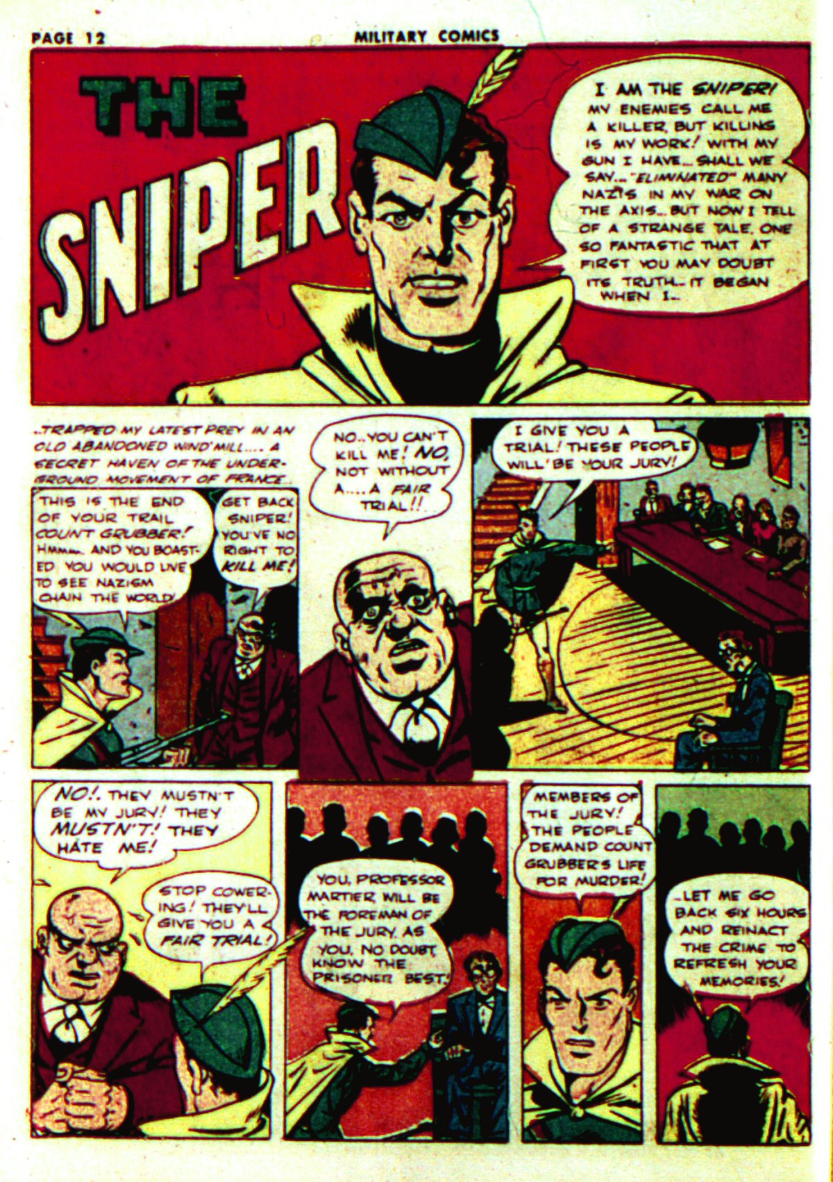 Read online Military Comics comic -  Issue #12 - 14