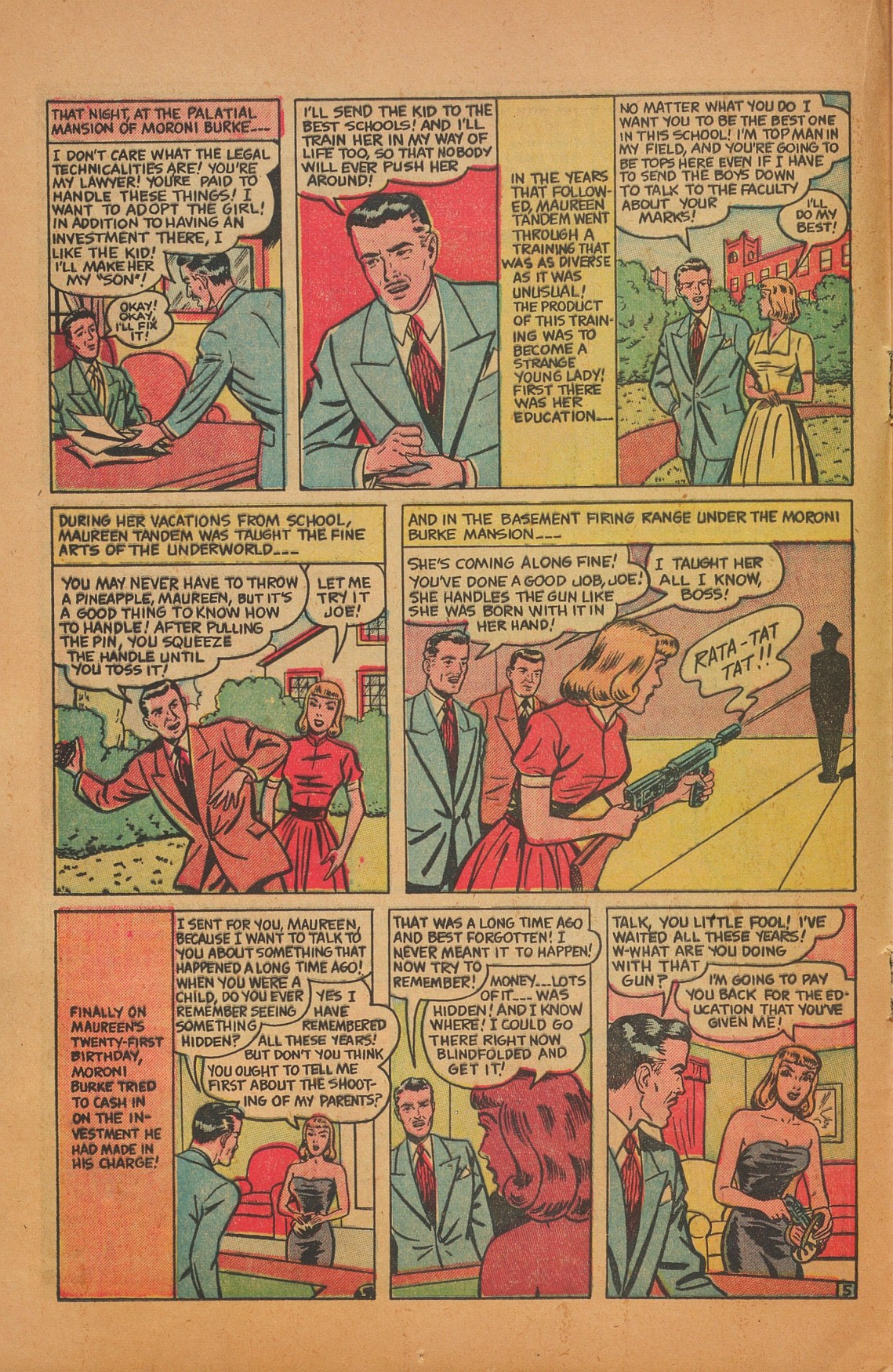 Read online Murder Incorporated (1950) comic -  Issue #1 - 16