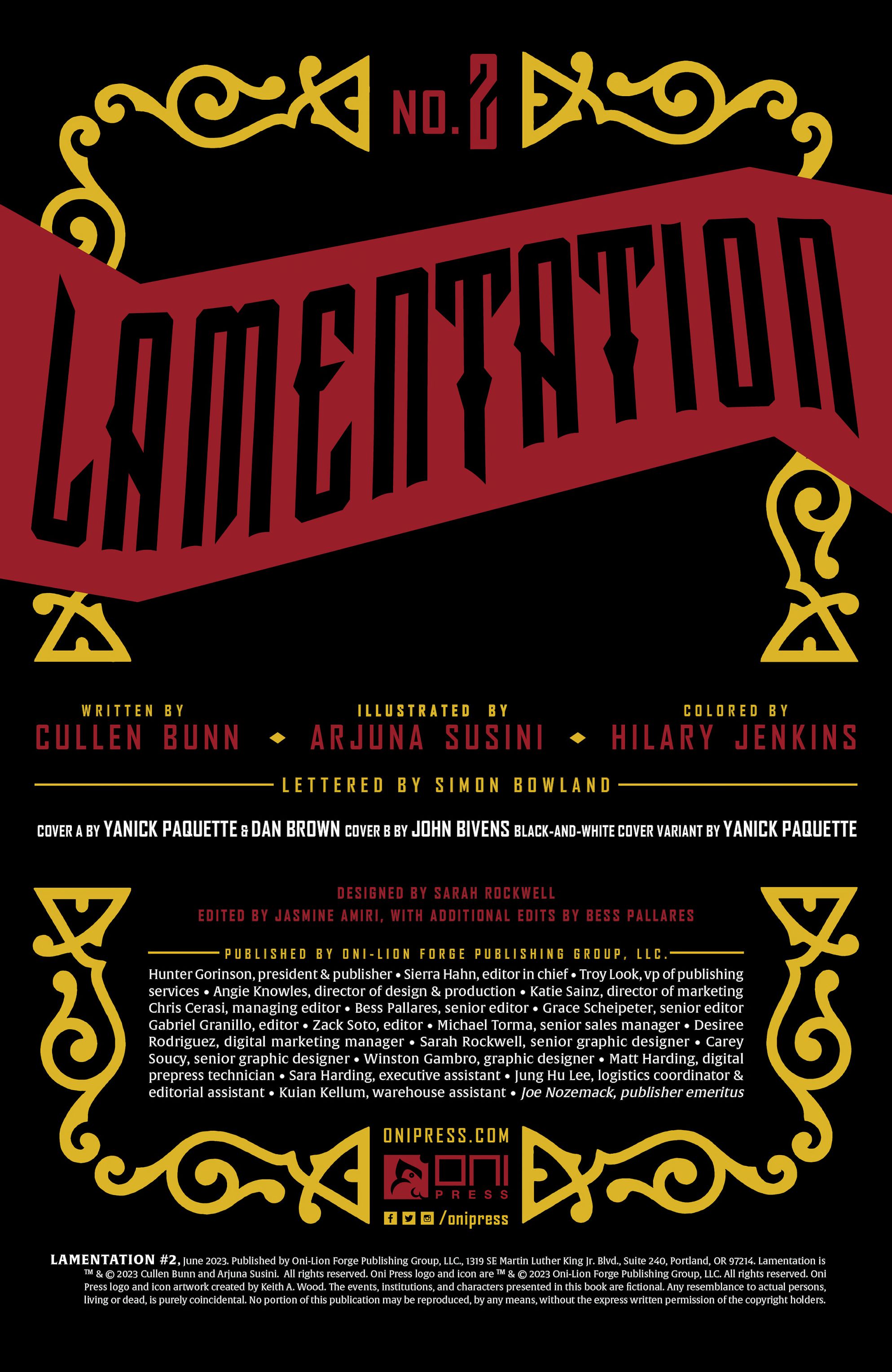 Read online Lamentation comic -  Issue #2 - 4