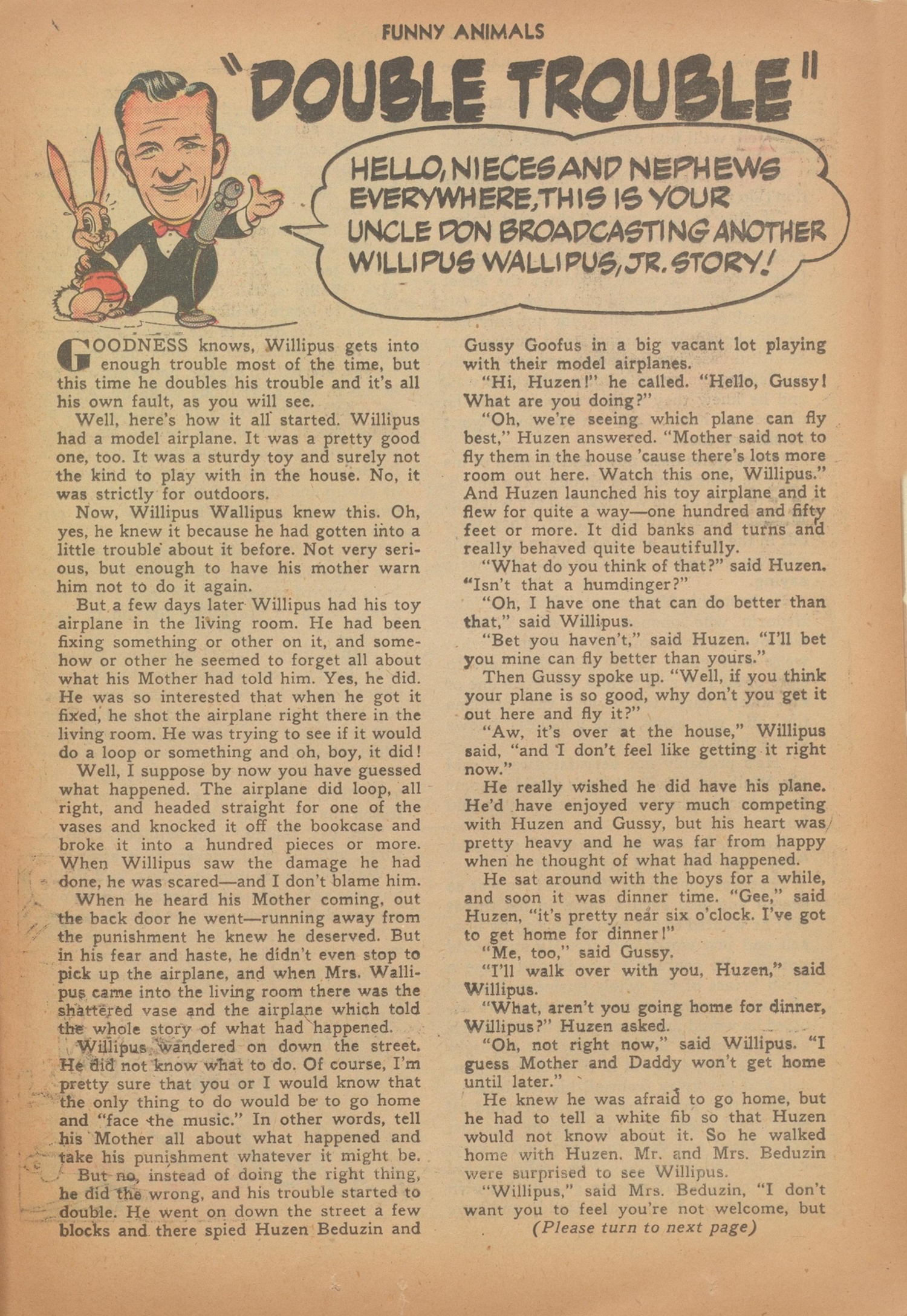 Read online Fawcett's Funny Animals comic -  Issue #58 - 21