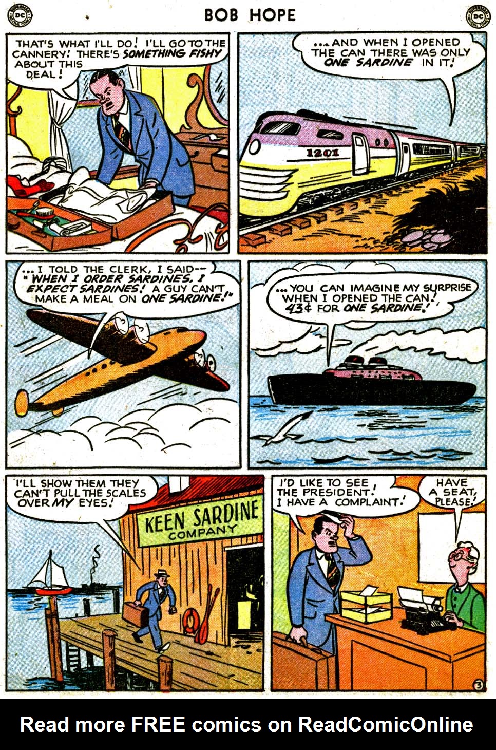 Read online The Adventures of Bob Hope comic -  Issue #2 - 19