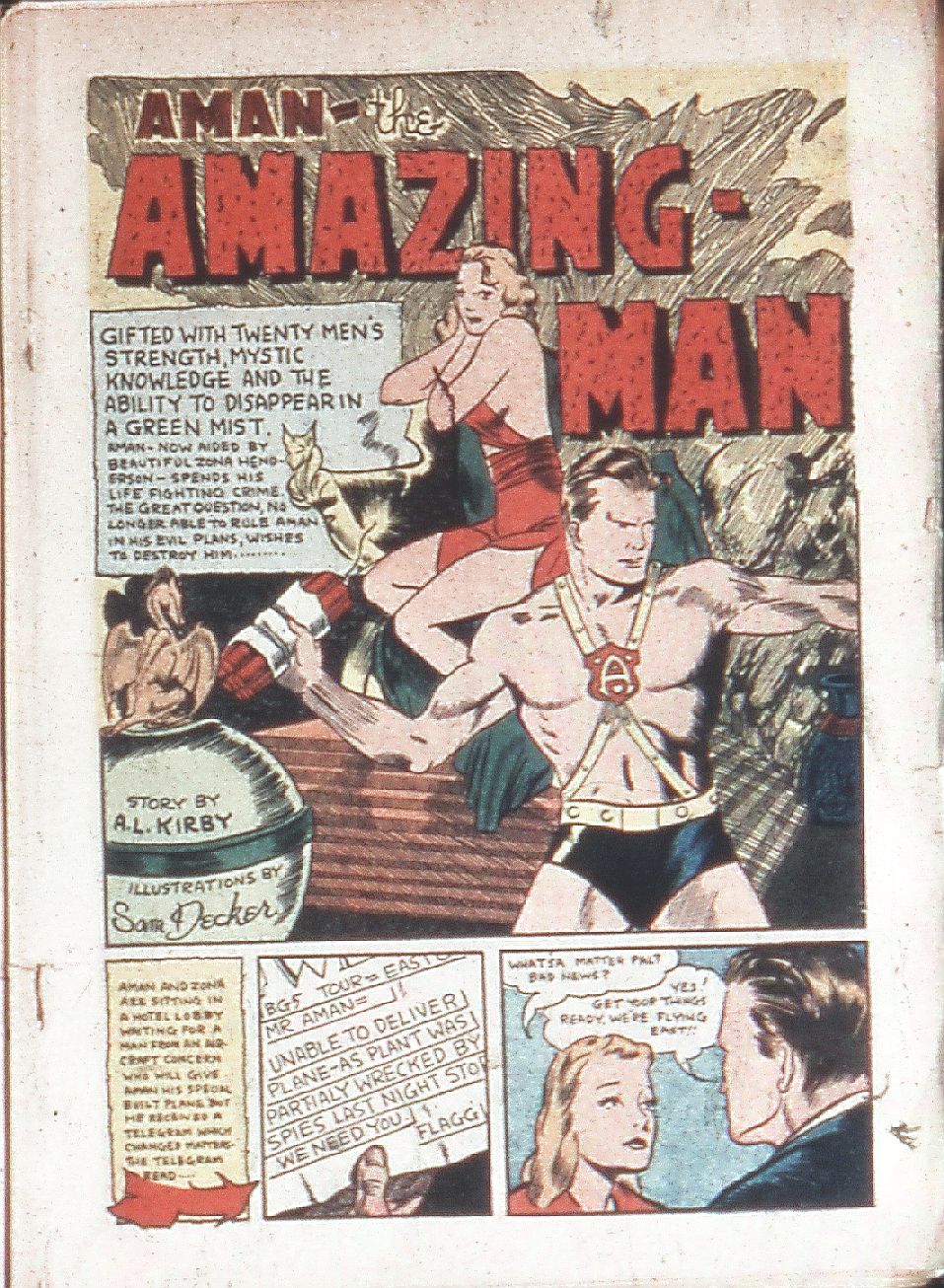 Read online Amazing Man Comics comic -  Issue #14 - 3