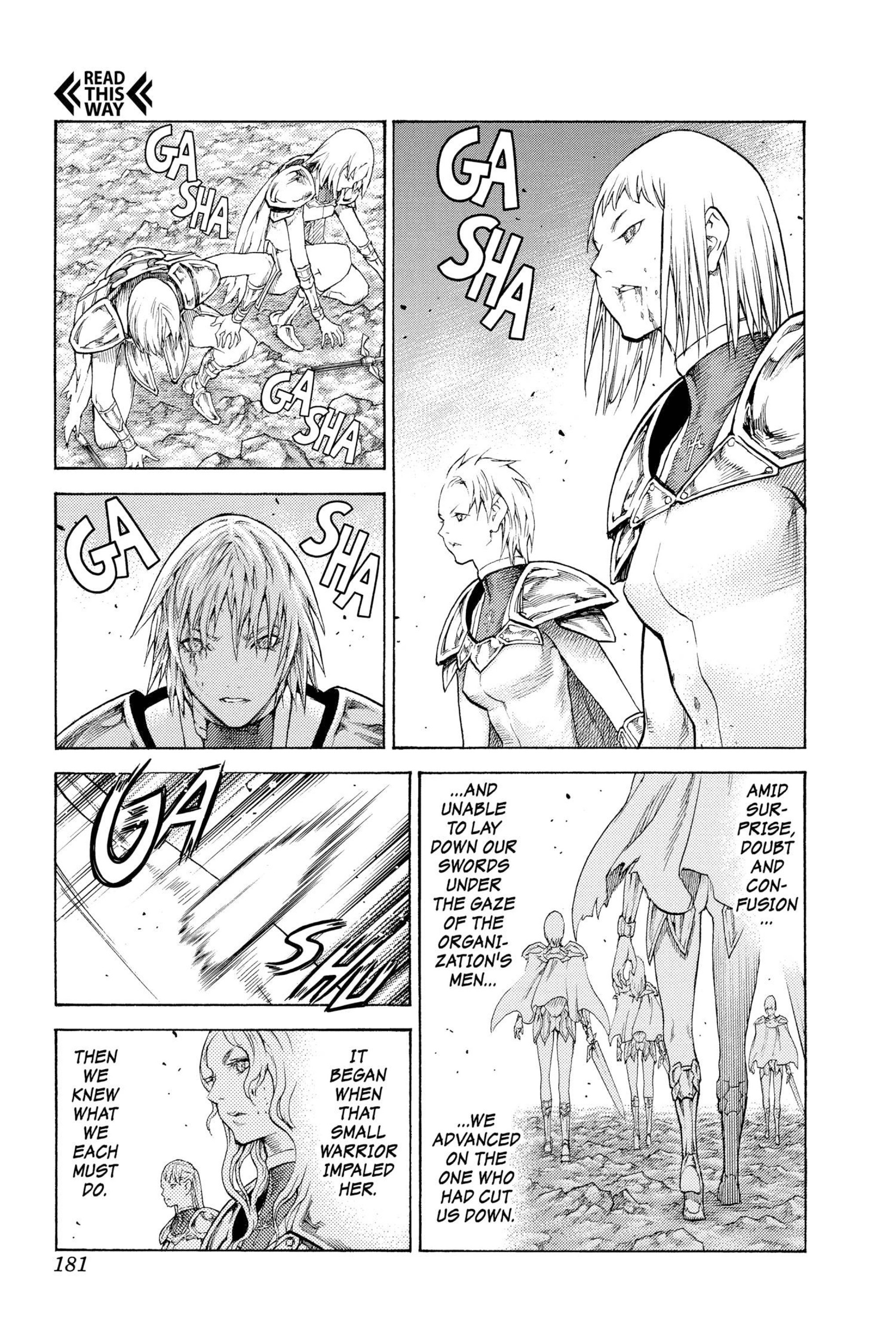 Read online Claymore comic -  Issue #20 - 170