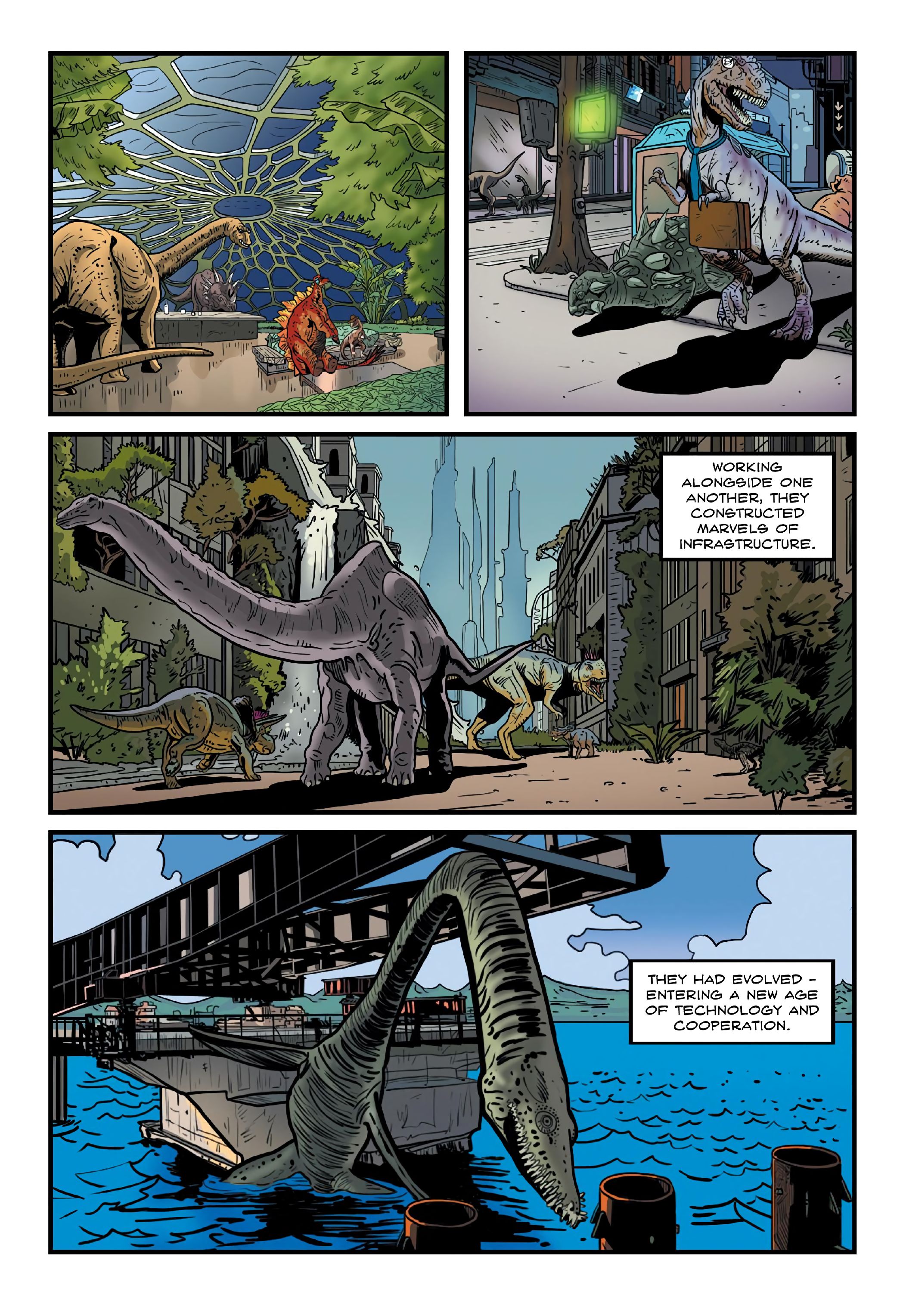 Read online Dinosaur Warrior comic -  Issue # TPB - 5