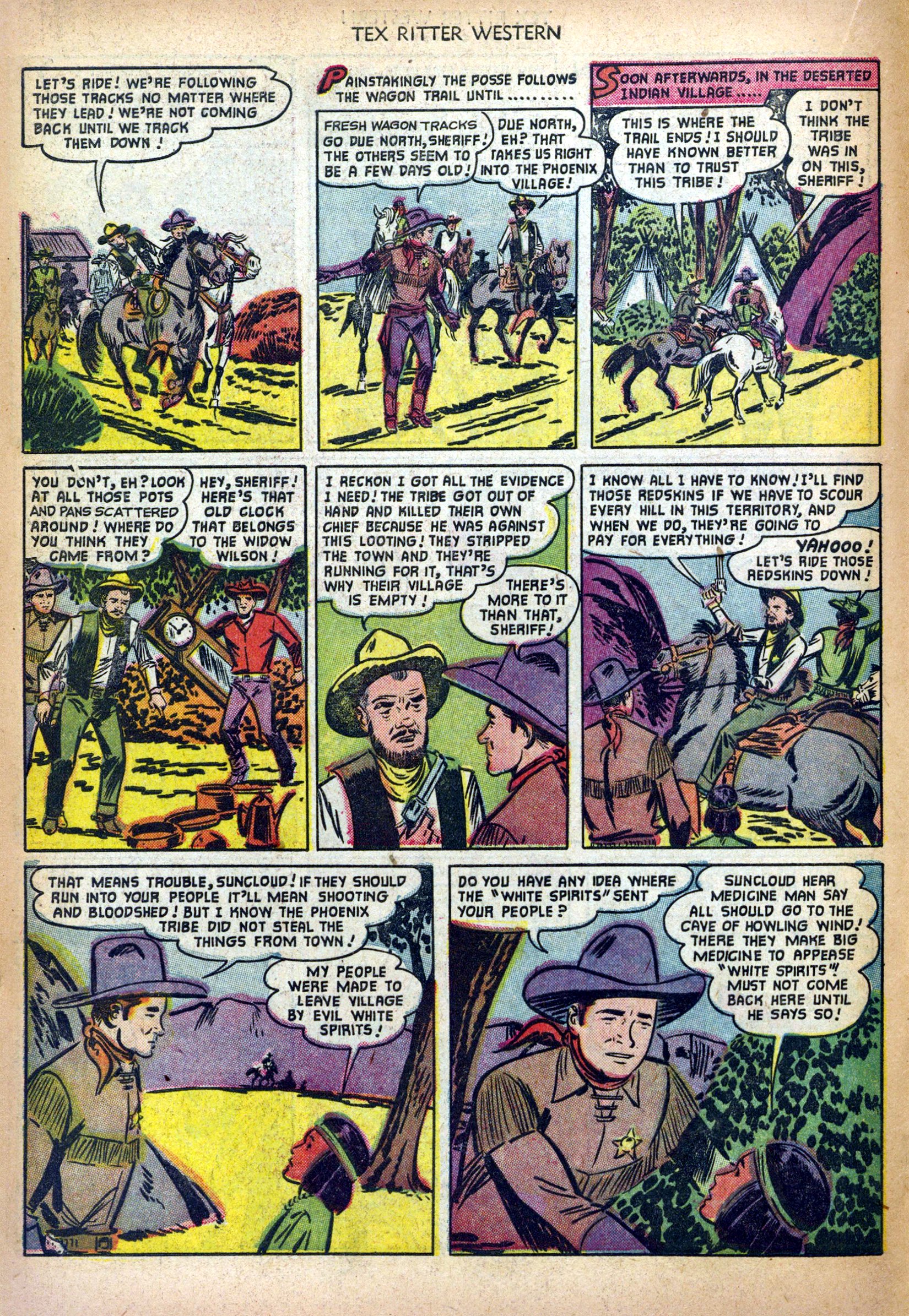 Read online Tex Ritter Western comic -  Issue #10 - 18