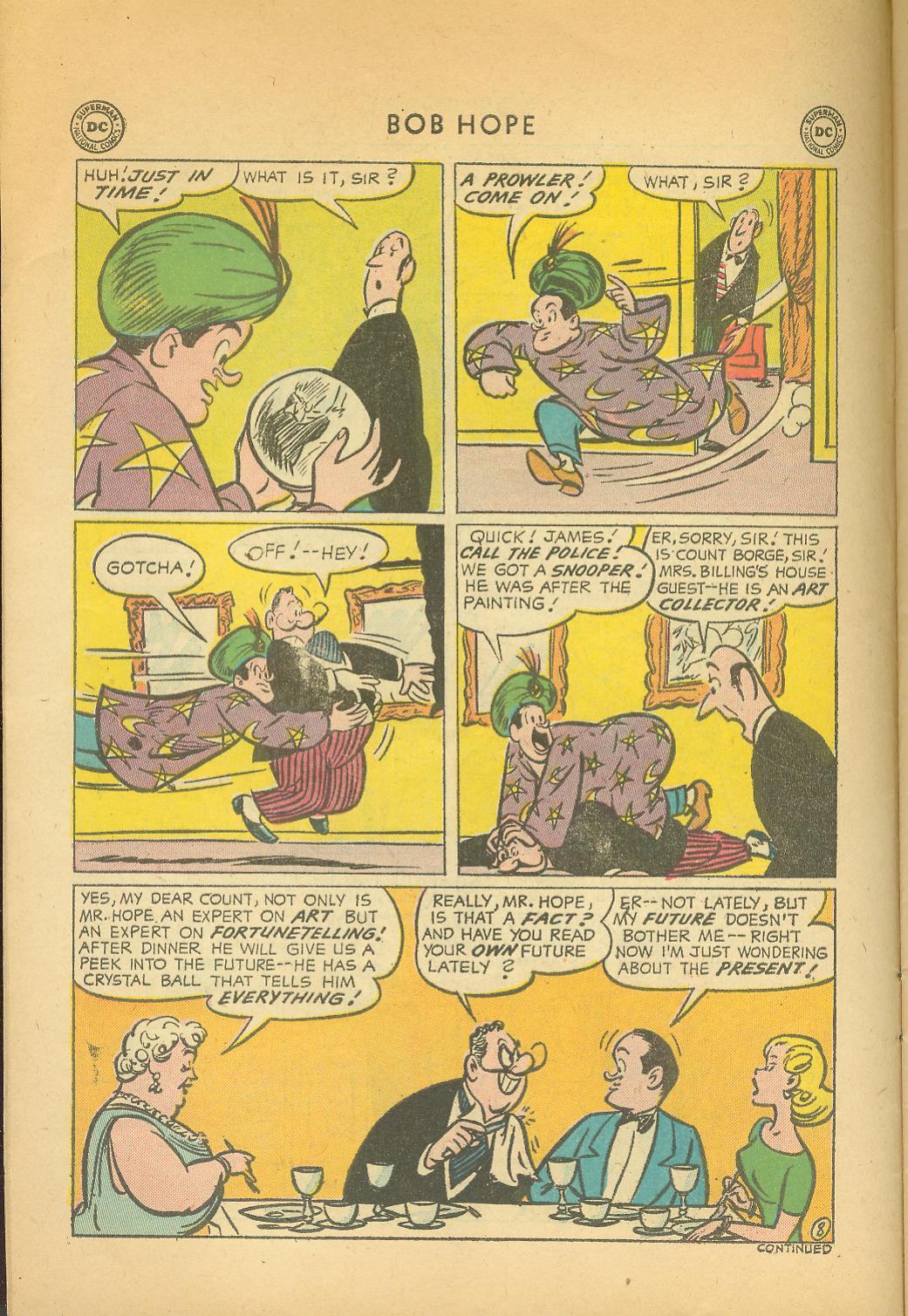 Read online The Adventures of Bob Hope comic -  Issue #40 - 10