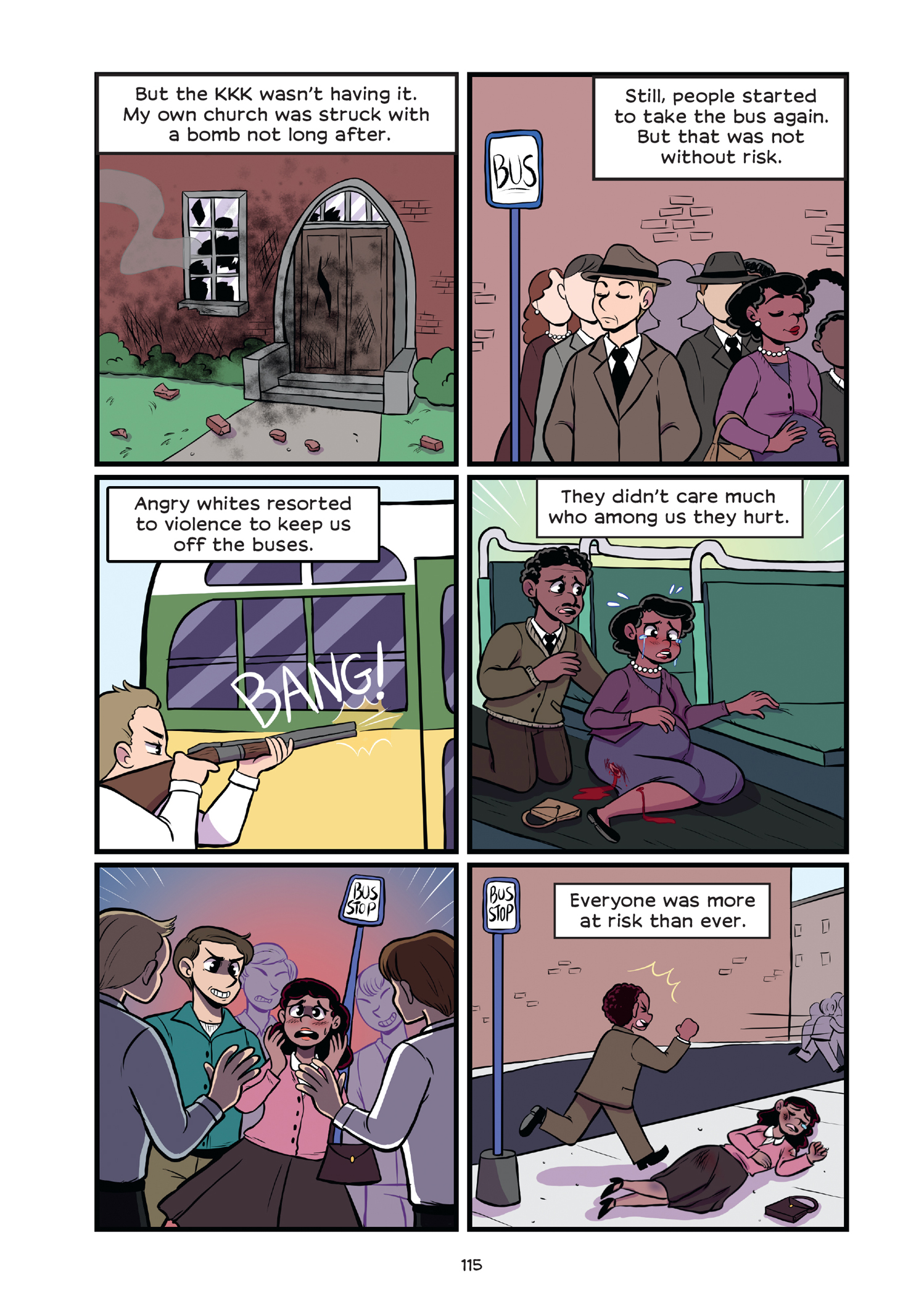 Read online History Comics comic -  Issue # Rosa Parks & Claudette Colvin - Civil Rights Heroes - 120