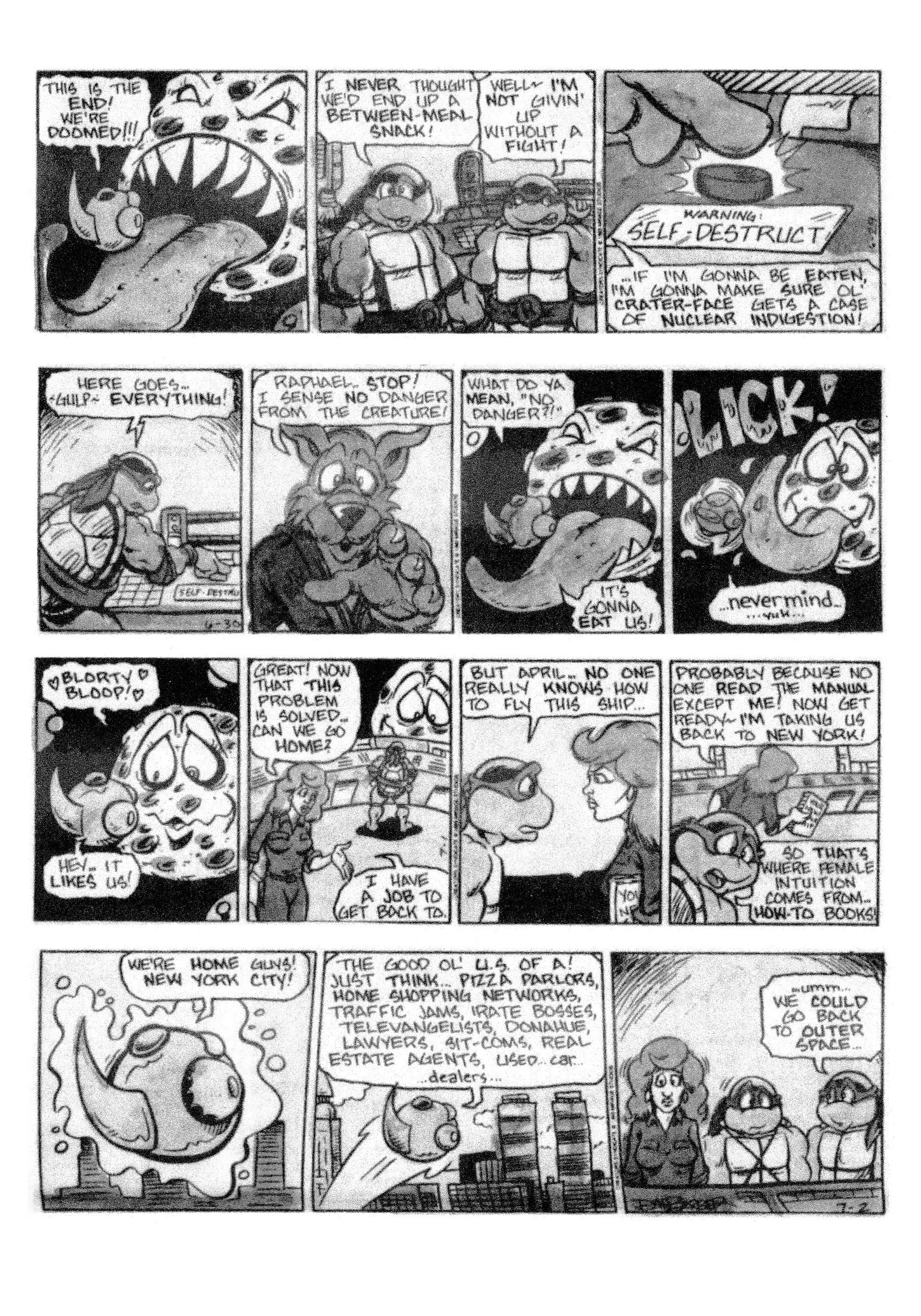 Read online Teenage Mutant Ninja Turtles: Complete Newspaper Daily Comic Strip Collection comic -  Issue # TPB 2 (Part 2) - 84