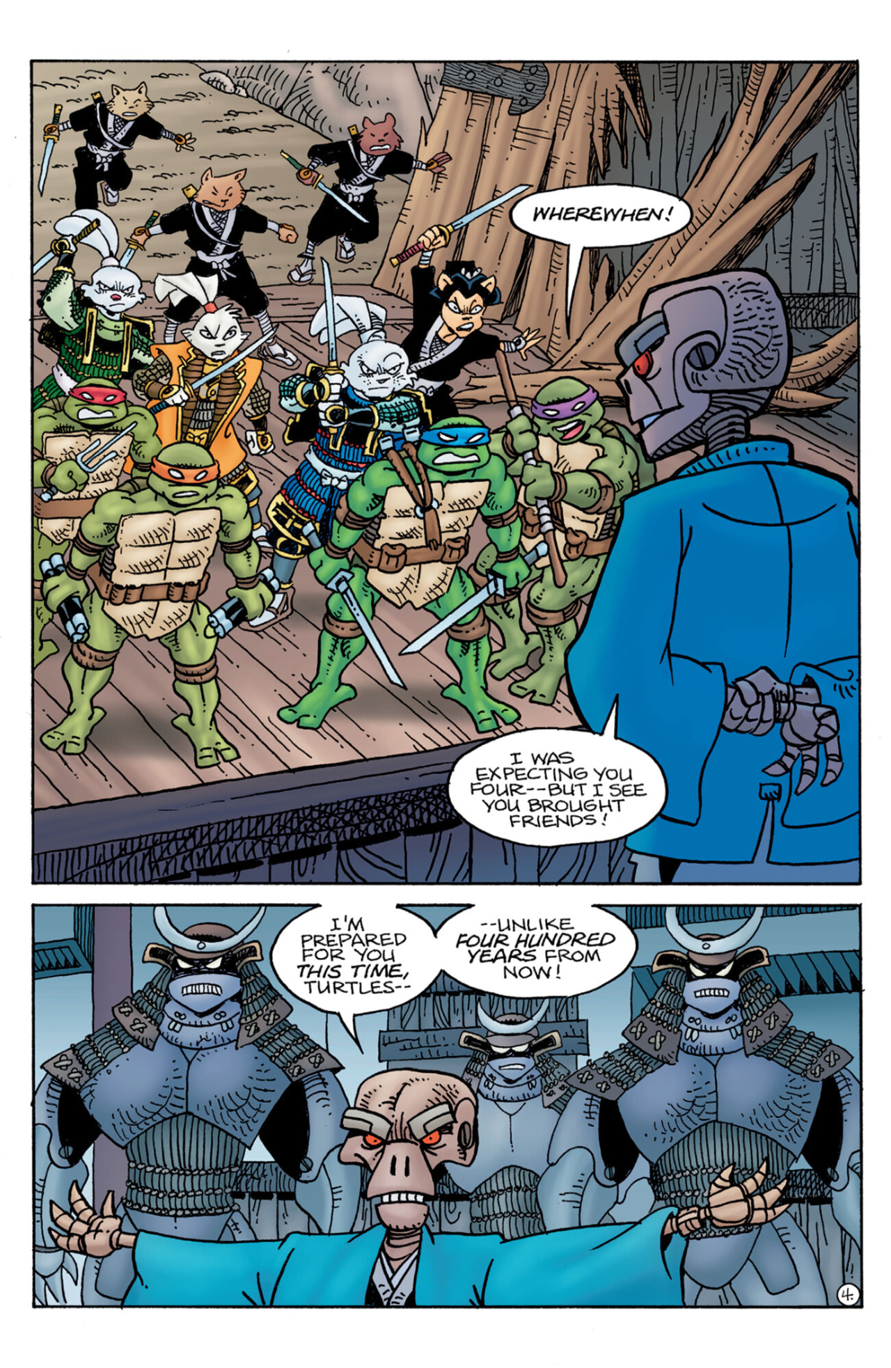 Read online Teenage Mutant Ninja Turtles/Usagi Yojimbo: WhereWhen comic -  Issue #5 - 6