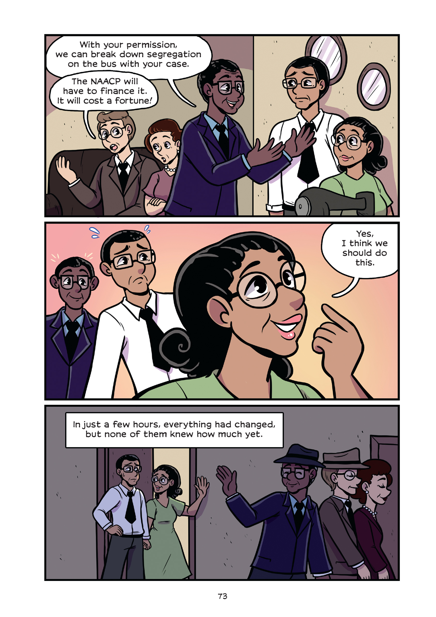 Read online History Comics comic -  Issue # Rosa Parks & Claudette Colvin - Civil Rights Heroes - 78