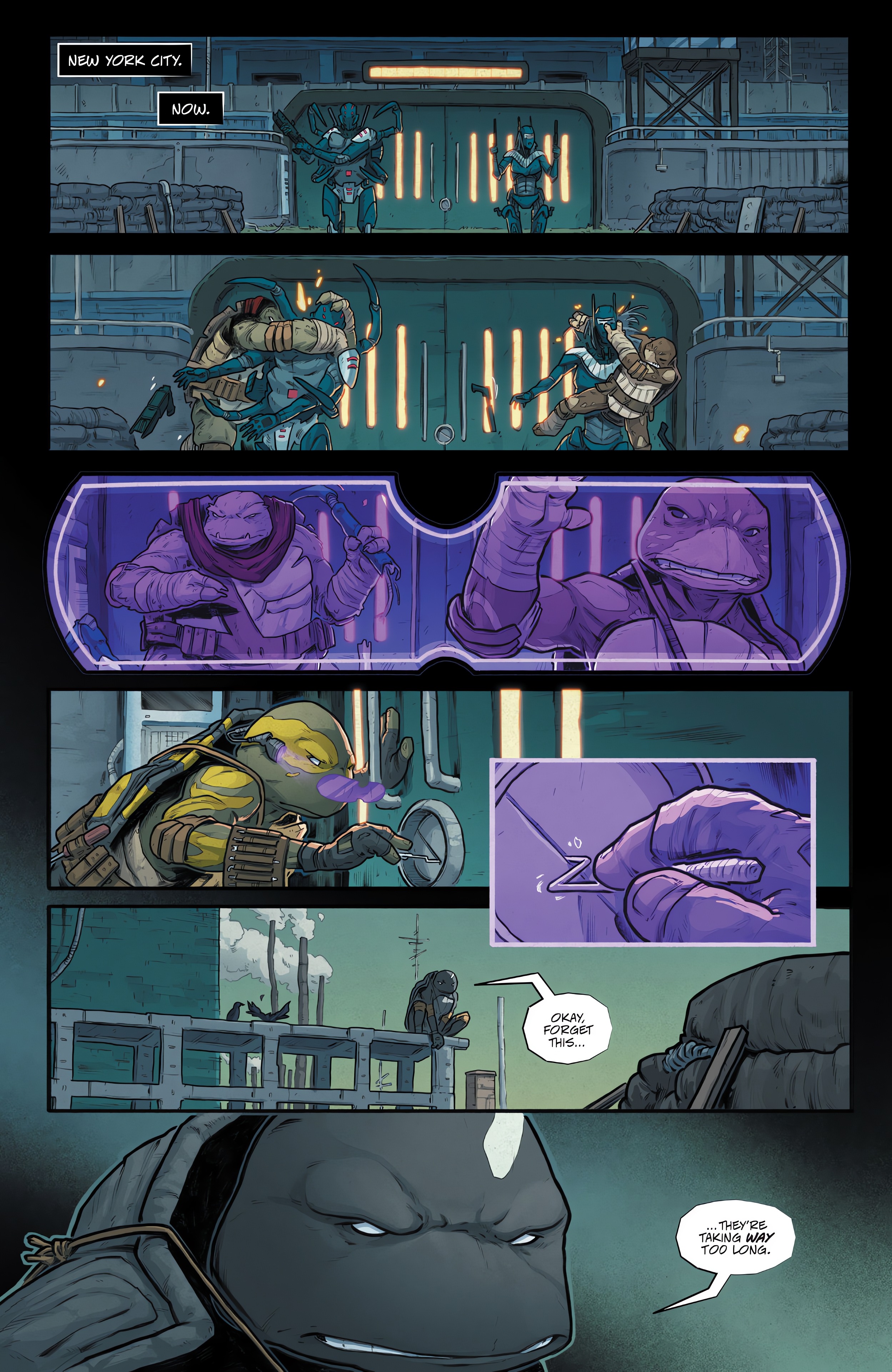 Read online Teenage Mutant Ninja Turtles: The Last Ronin - The Lost Years comic -  Issue #4 - 6