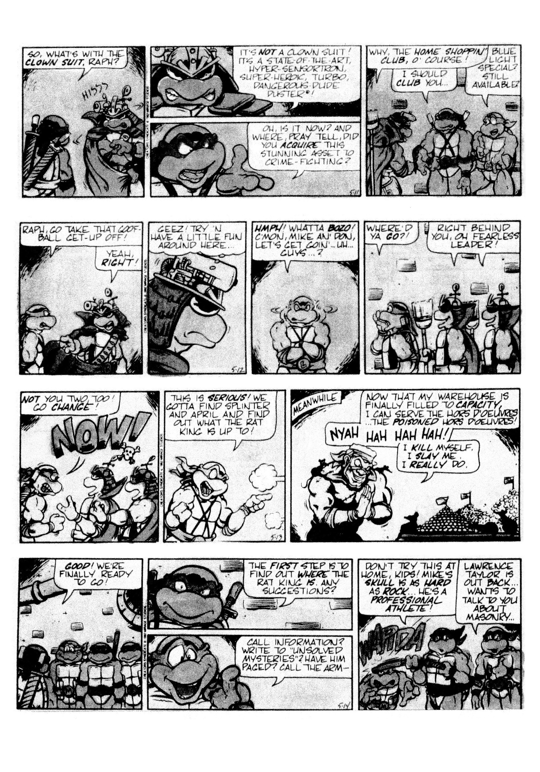 Read online Teenage Mutant Ninja Turtles: Complete Newspaper Daily Comic Strip Collection comic -  Issue # TPB 2 (Part 2) - 9