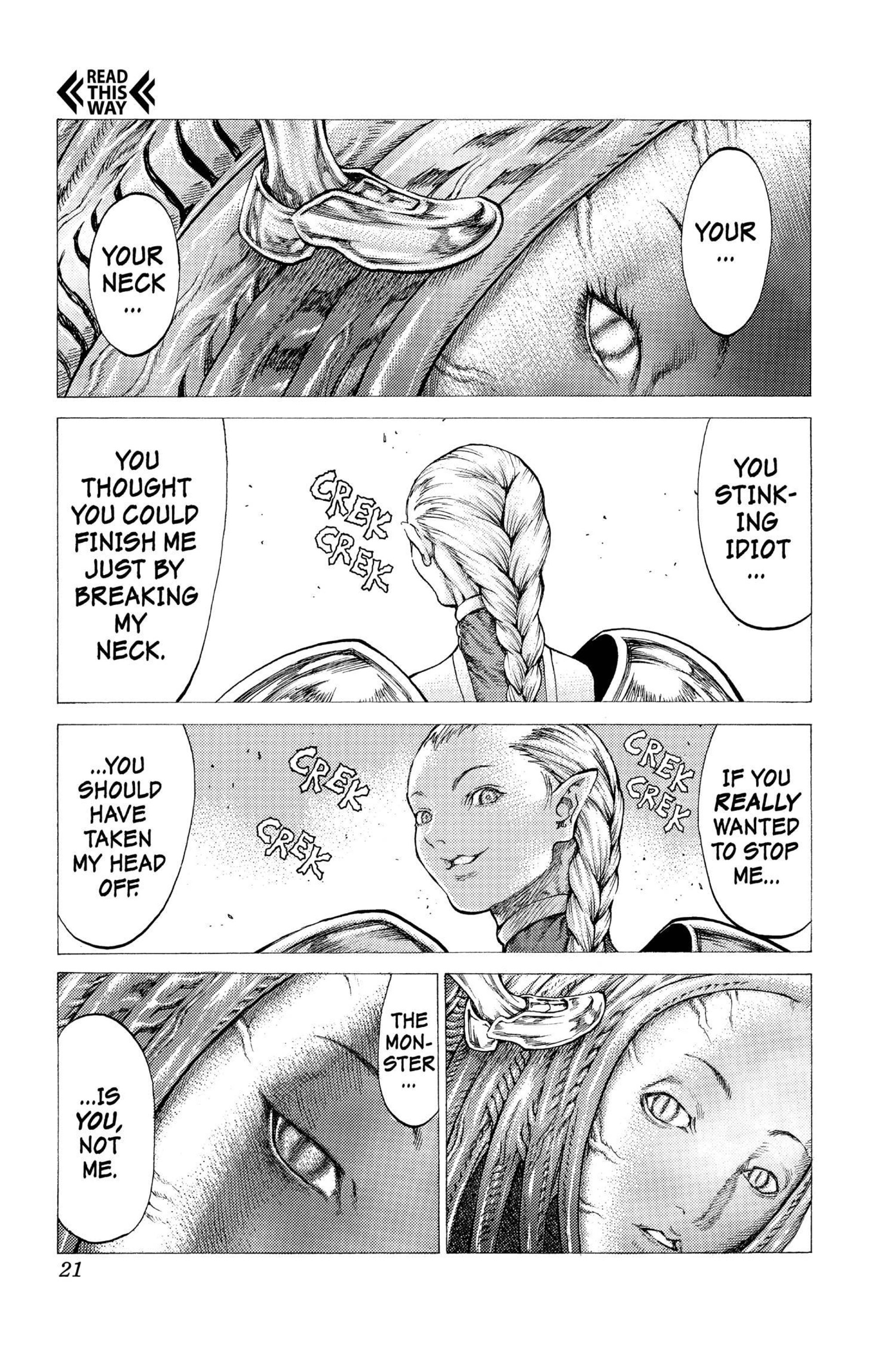 Read online Claymore comic -  Issue #7 - 20