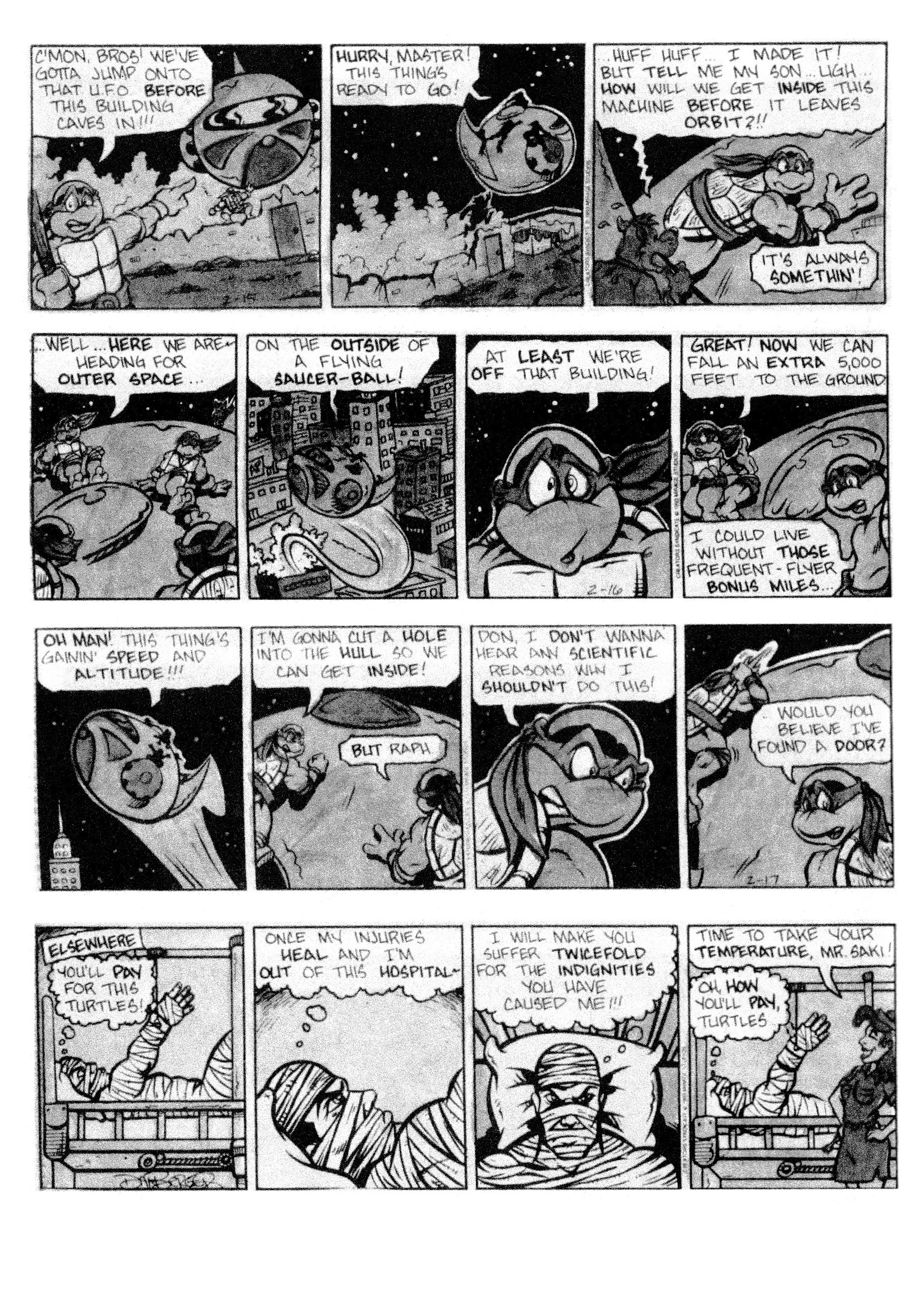Read online Teenage Mutant Ninja Turtles: Complete Newspaper Daily Comic Strip Collection comic -  Issue # TPB 2 (Part 2) - 59