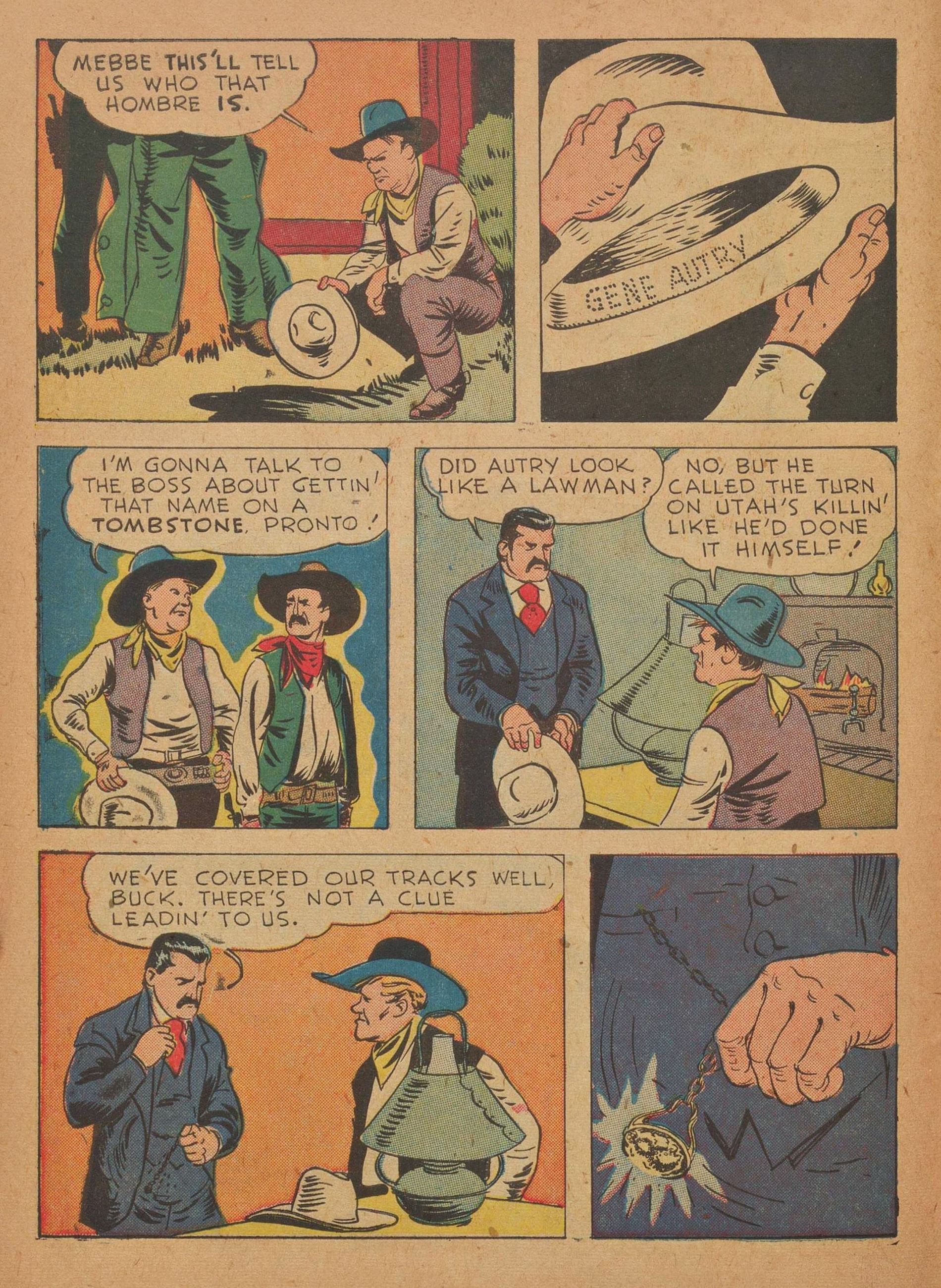 Read online Gene Autry Comics comic -  Issue #9 - 16