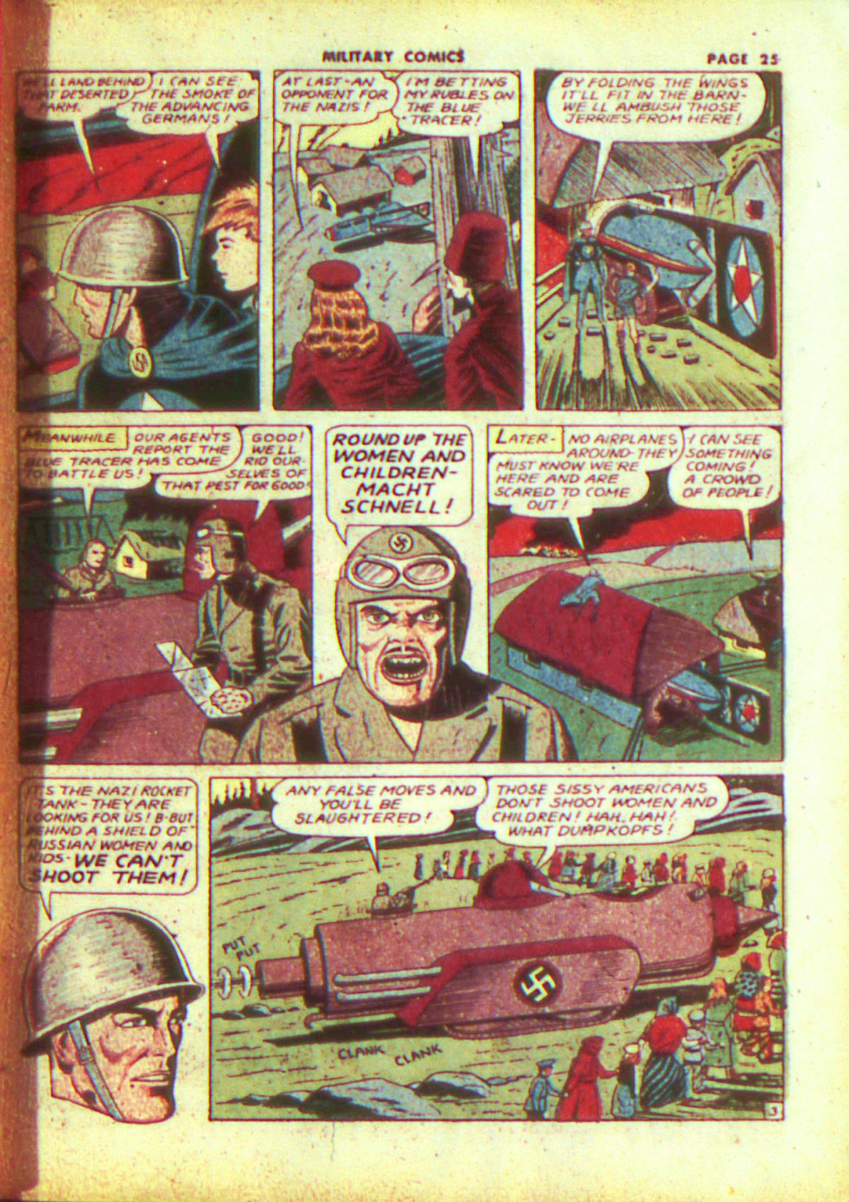 Read online Military Comics comic -  Issue #13 - 27