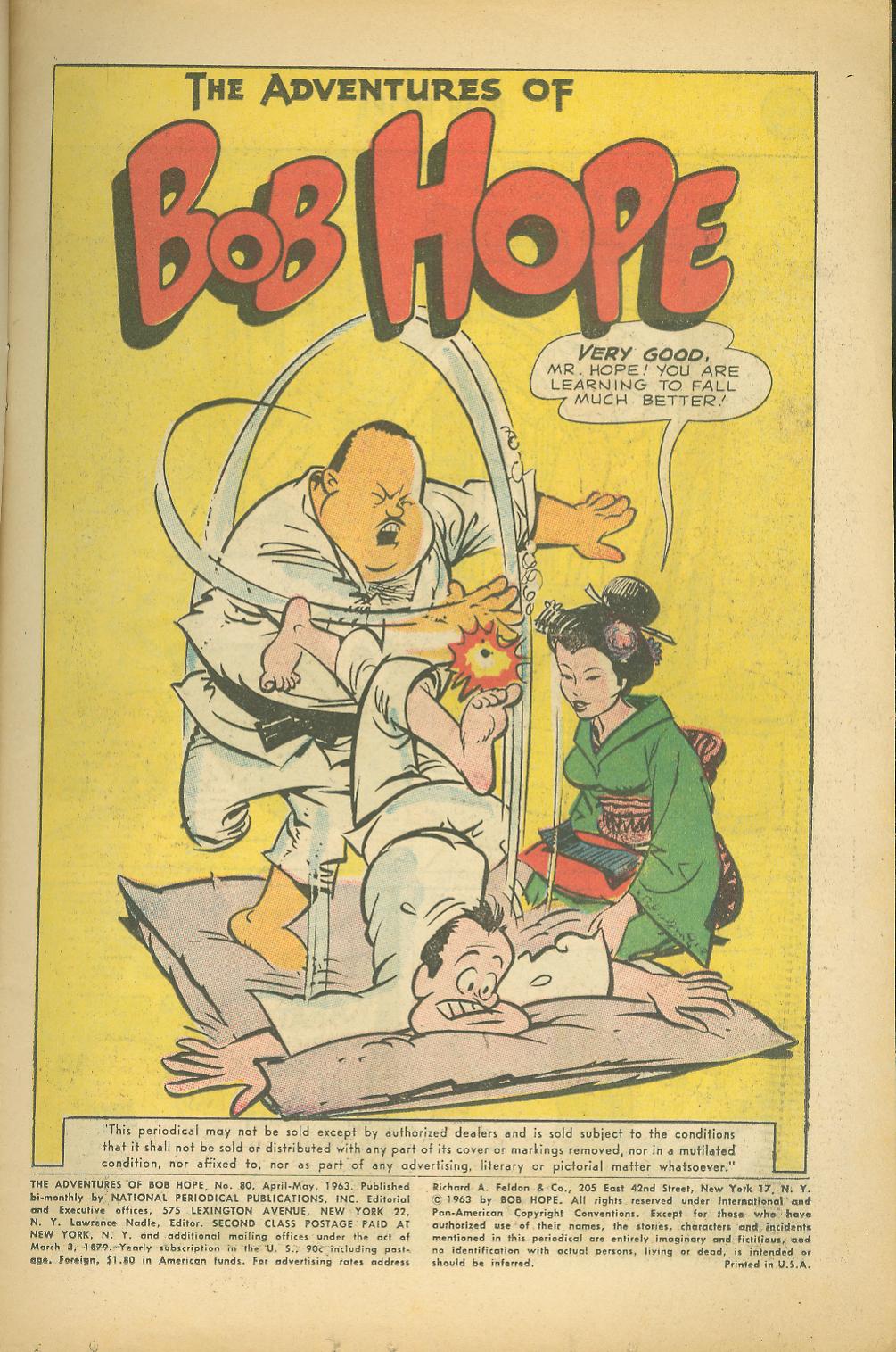 Read online The Adventures of Bob Hope comic -  Issue #80 - 3