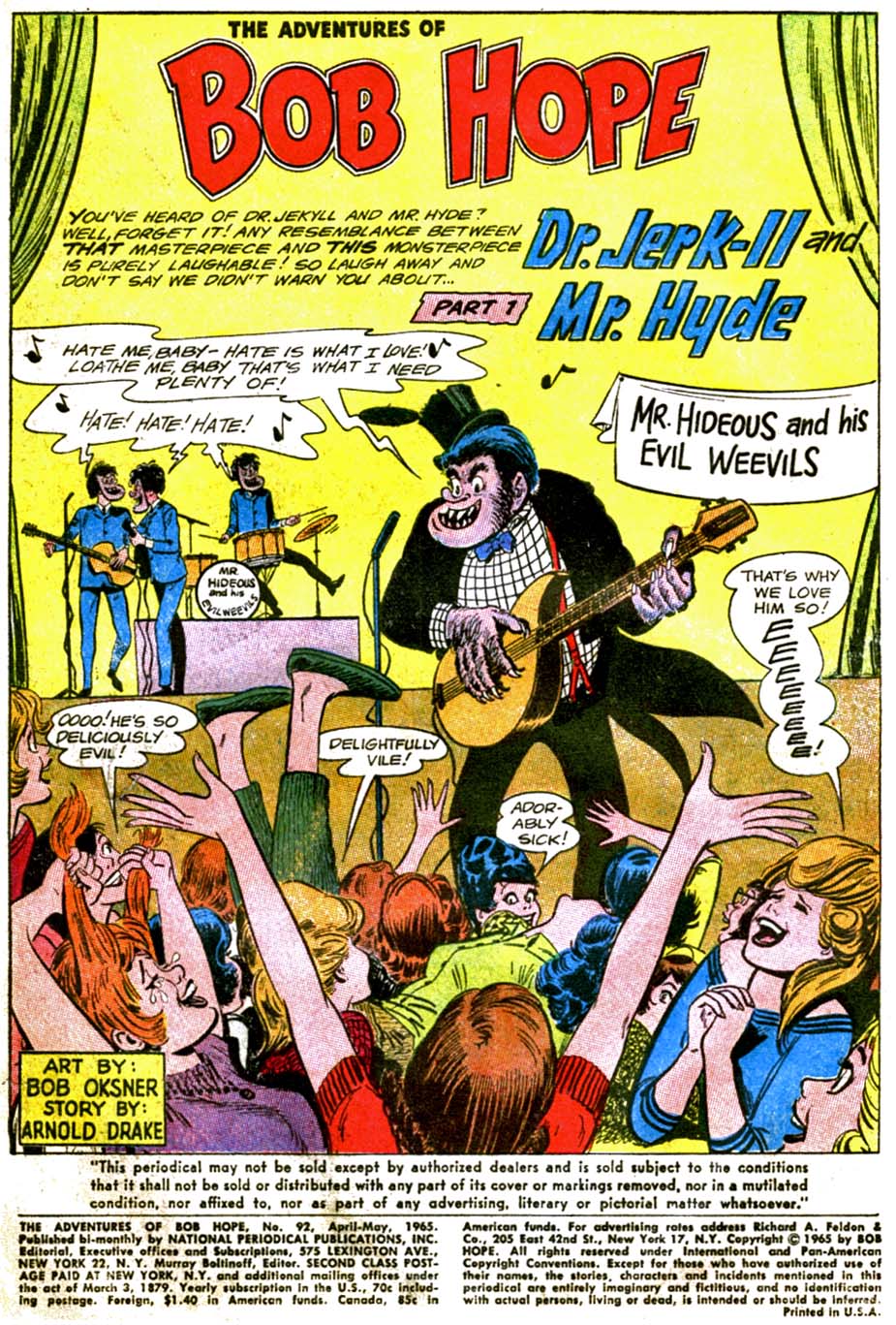 Read online The Adventures of Bob Hope comic -  Issue #92 - 3