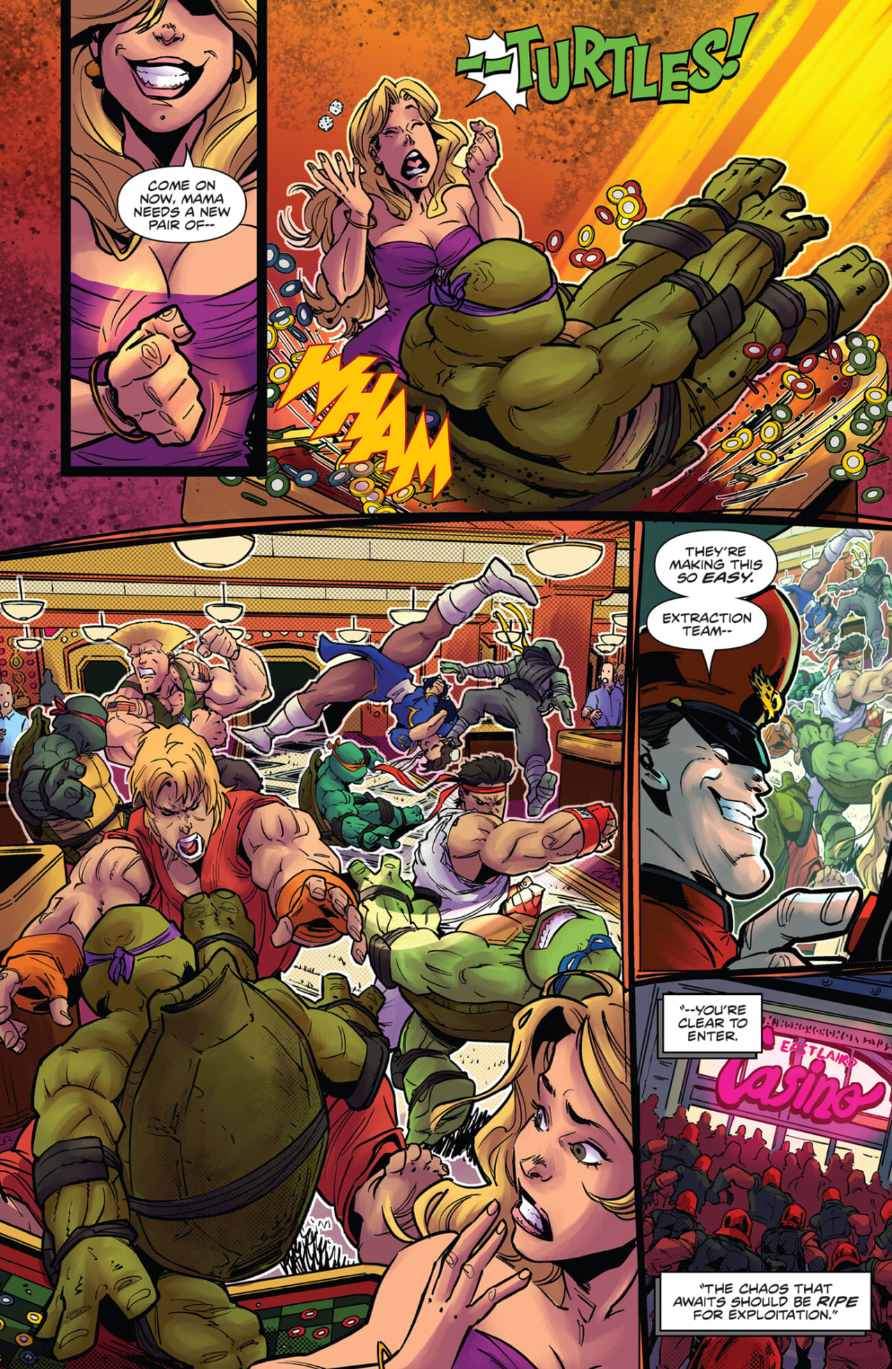Read online Teenage Mutant Ninja Turtles vs. Street Fighter comic -  Issue #2 - 15