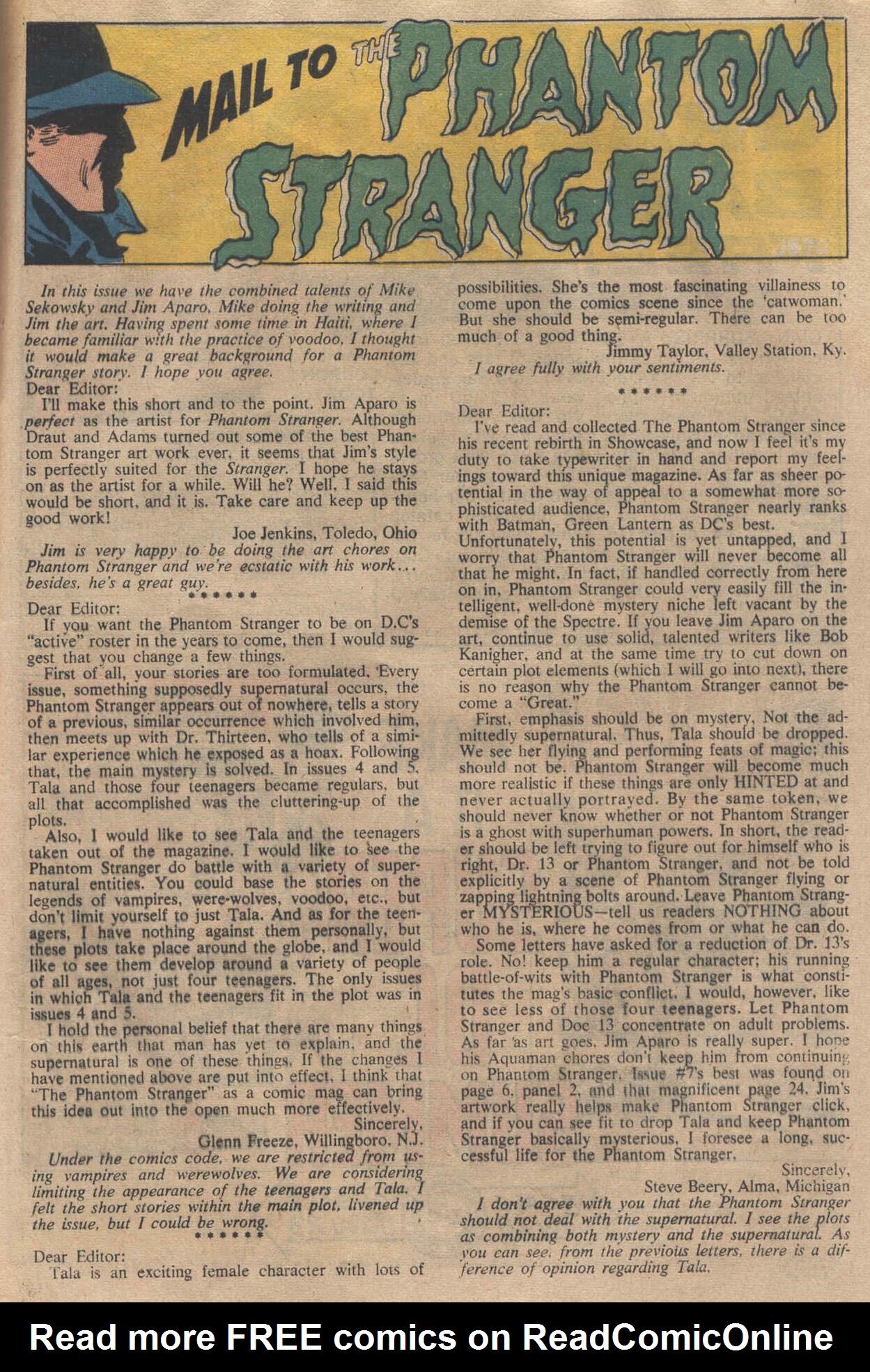 Read online The Phantom Stranger (1969) comic -  Issue #9 - 30
