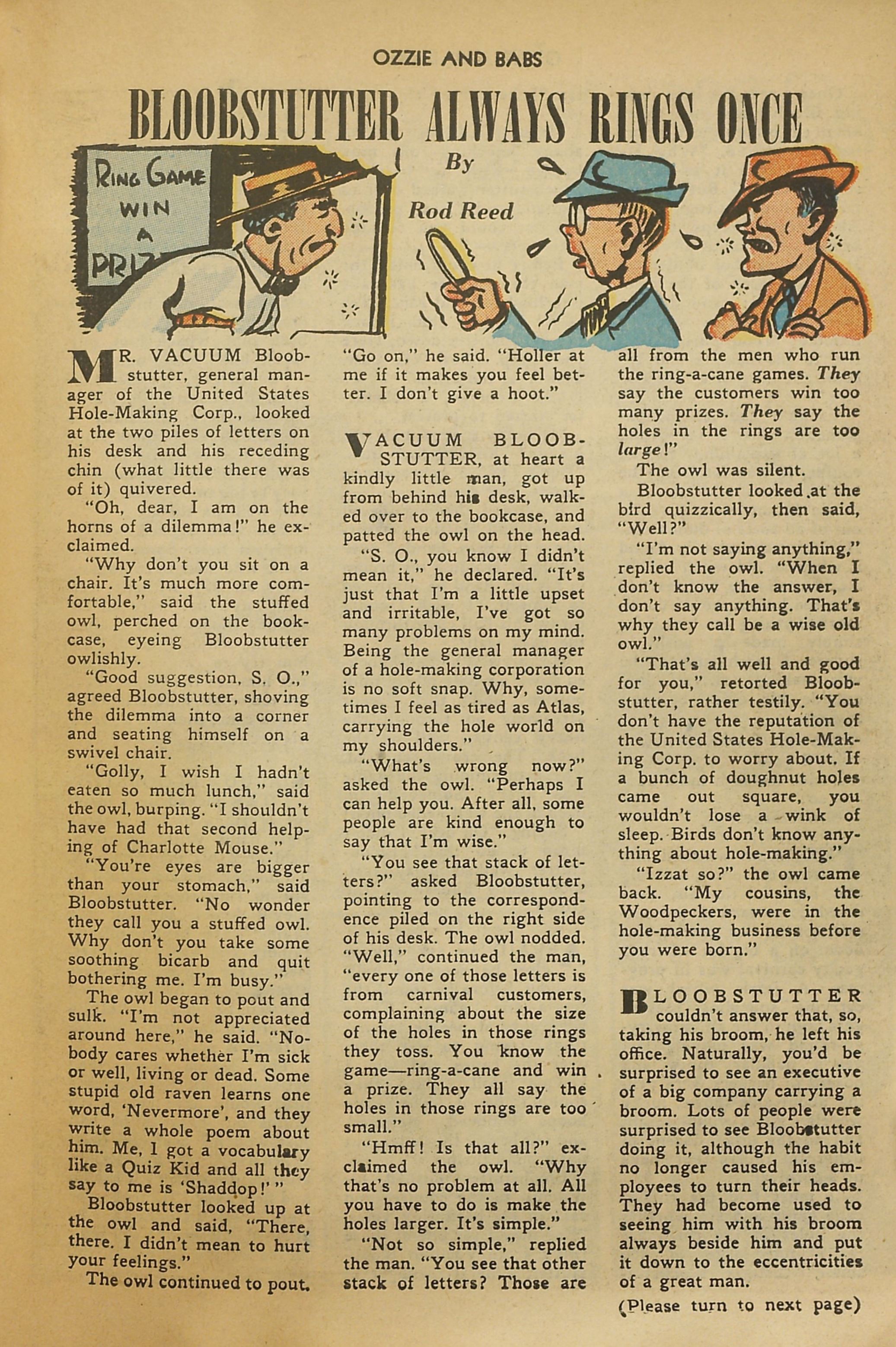 Read online Ozzie And Babs comic -  Issue #1 - 31