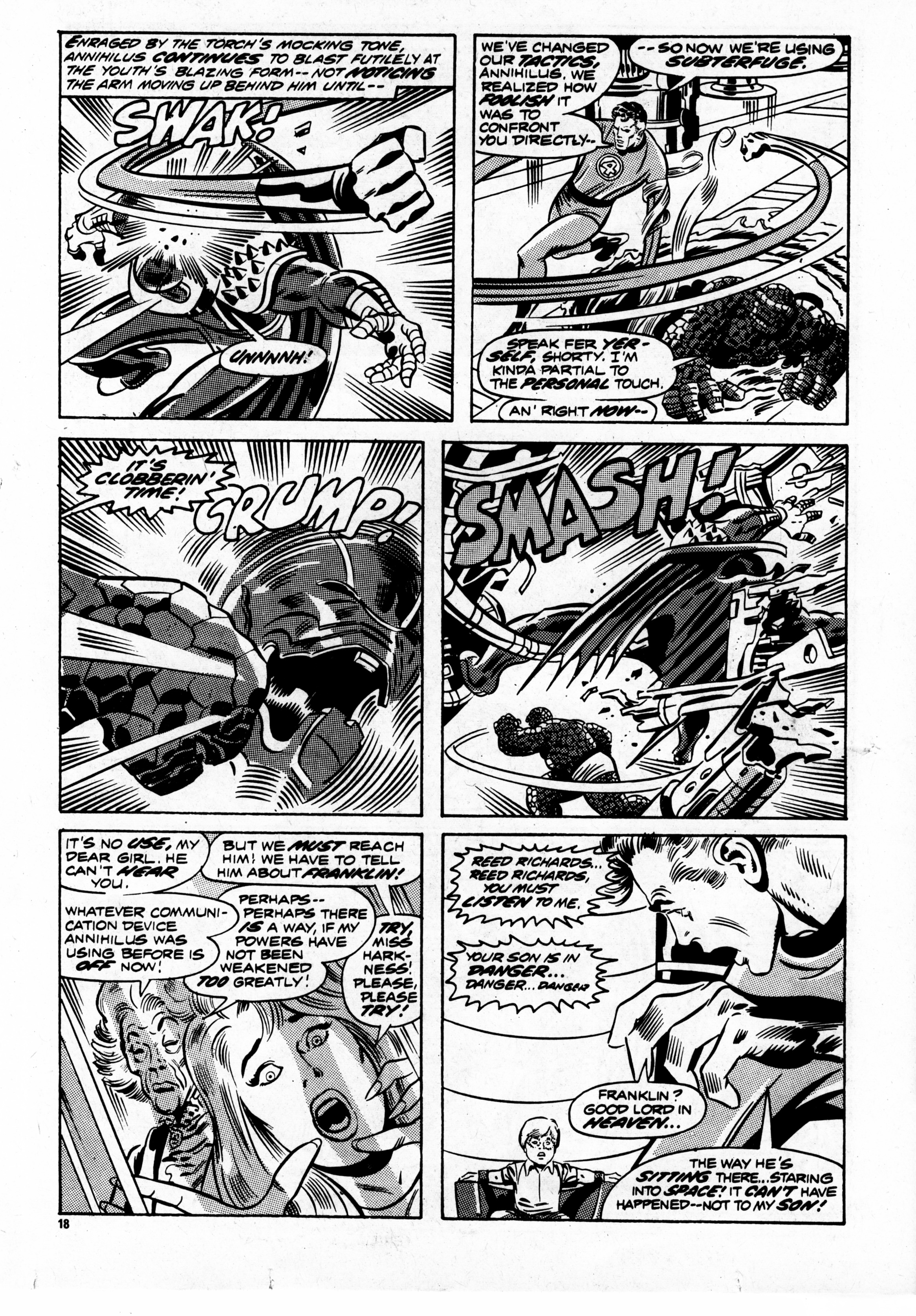 Read online Fantastic Four (1982) comic -  Issue #9 - 18