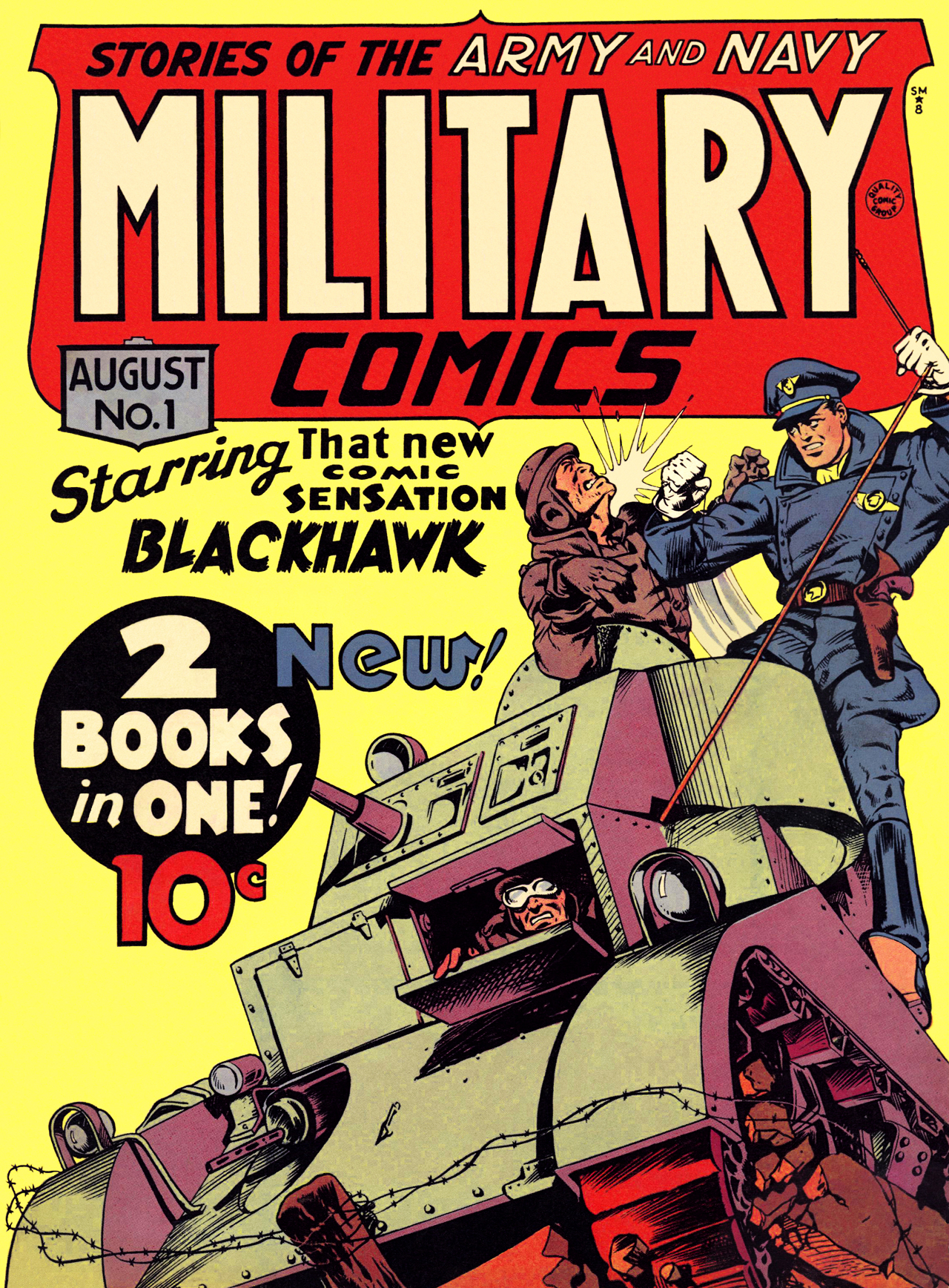 Read online Military Comics comic -  Issue #1 - 1
