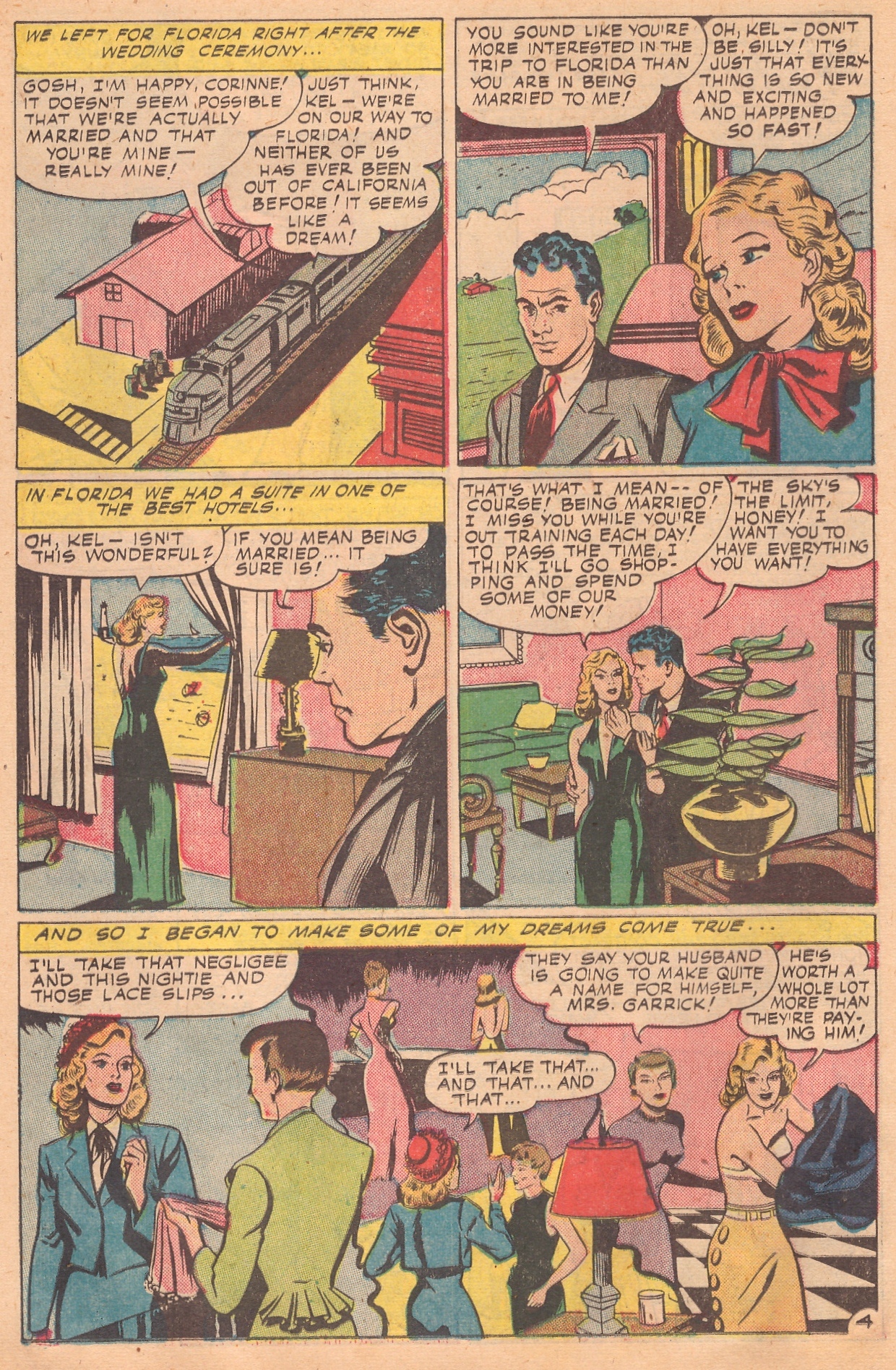 Read online Glamorous Romances comic -  Issue #52 - 22