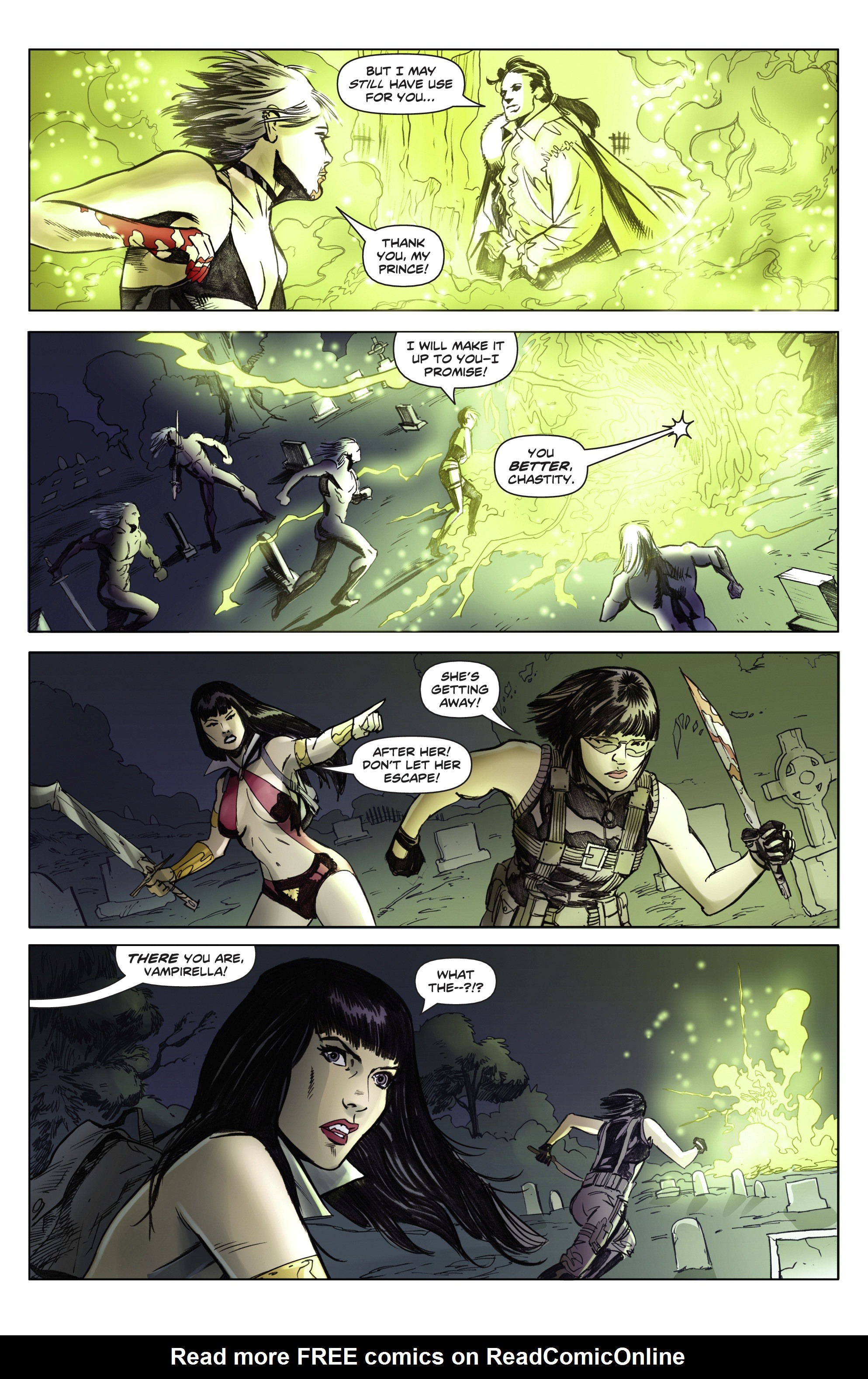 Read online Swords of Sorrow: Vampirella & Jennifer Blood comic -  Issue #4 - 20