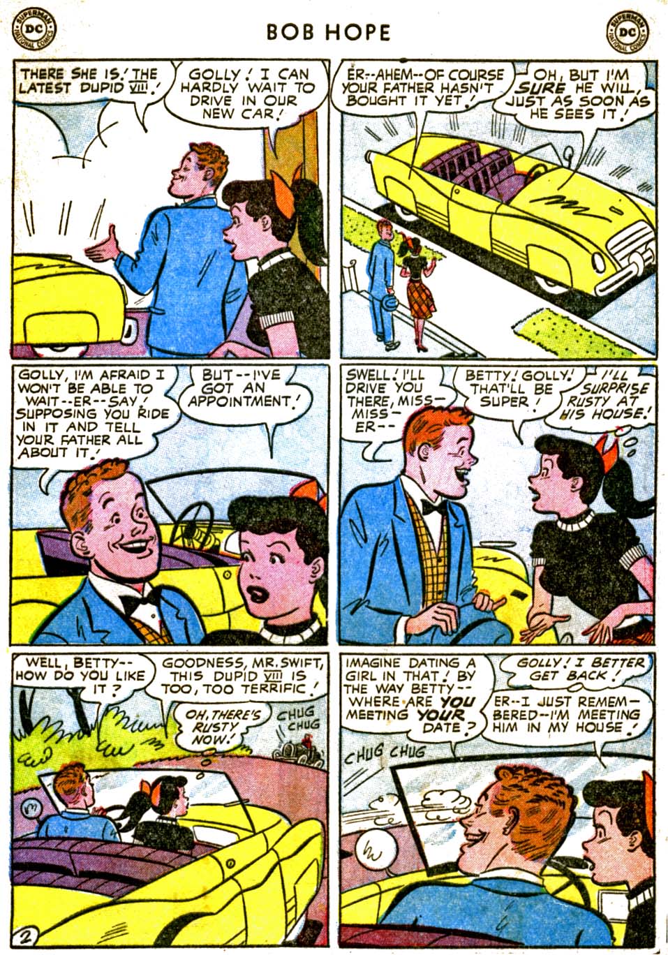 Read online The Adventures of Bob Hope comic -  Issue #25 - 39