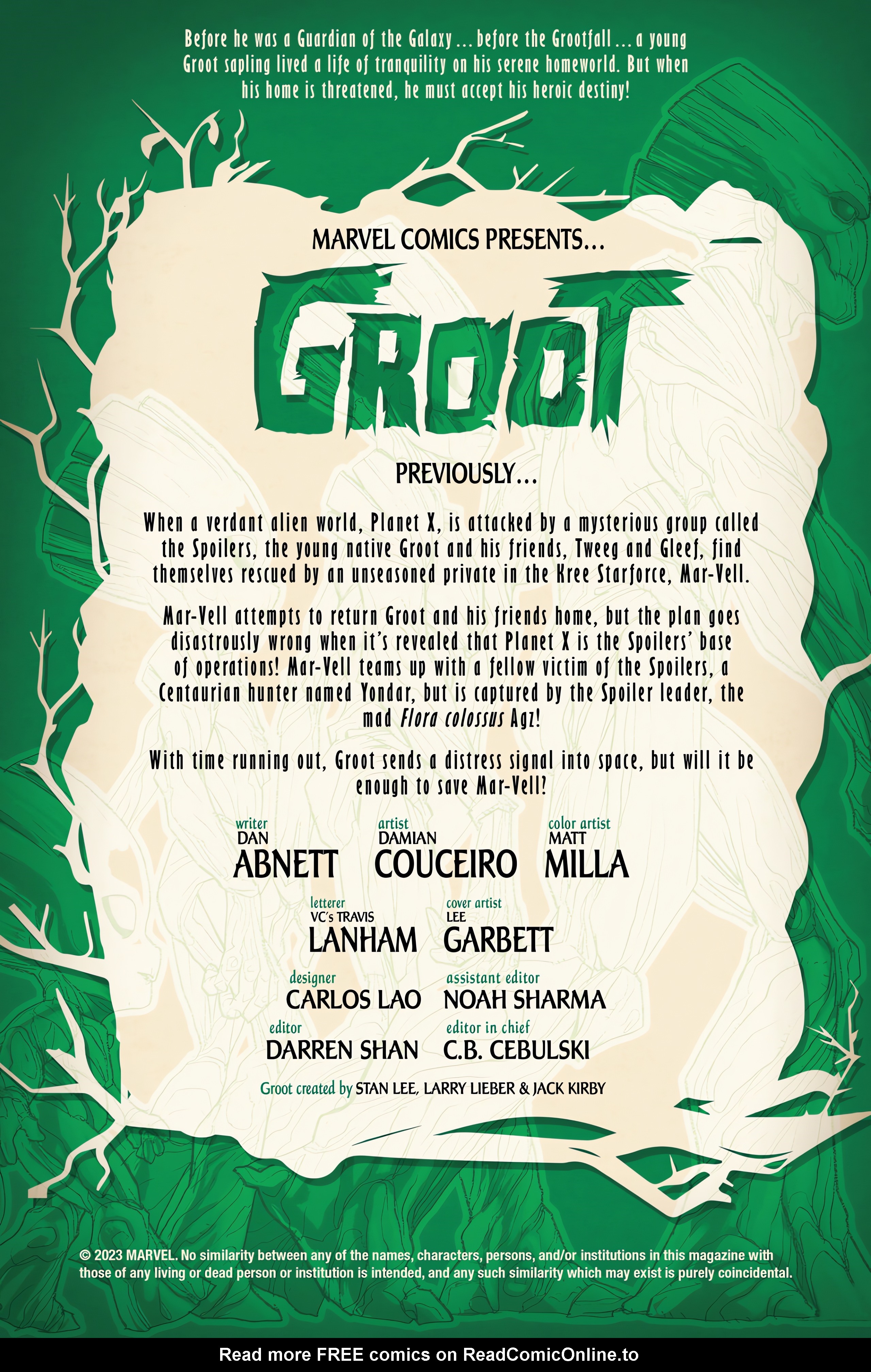 Read online Groot  (2023) comic -  Issue #4 - 6
