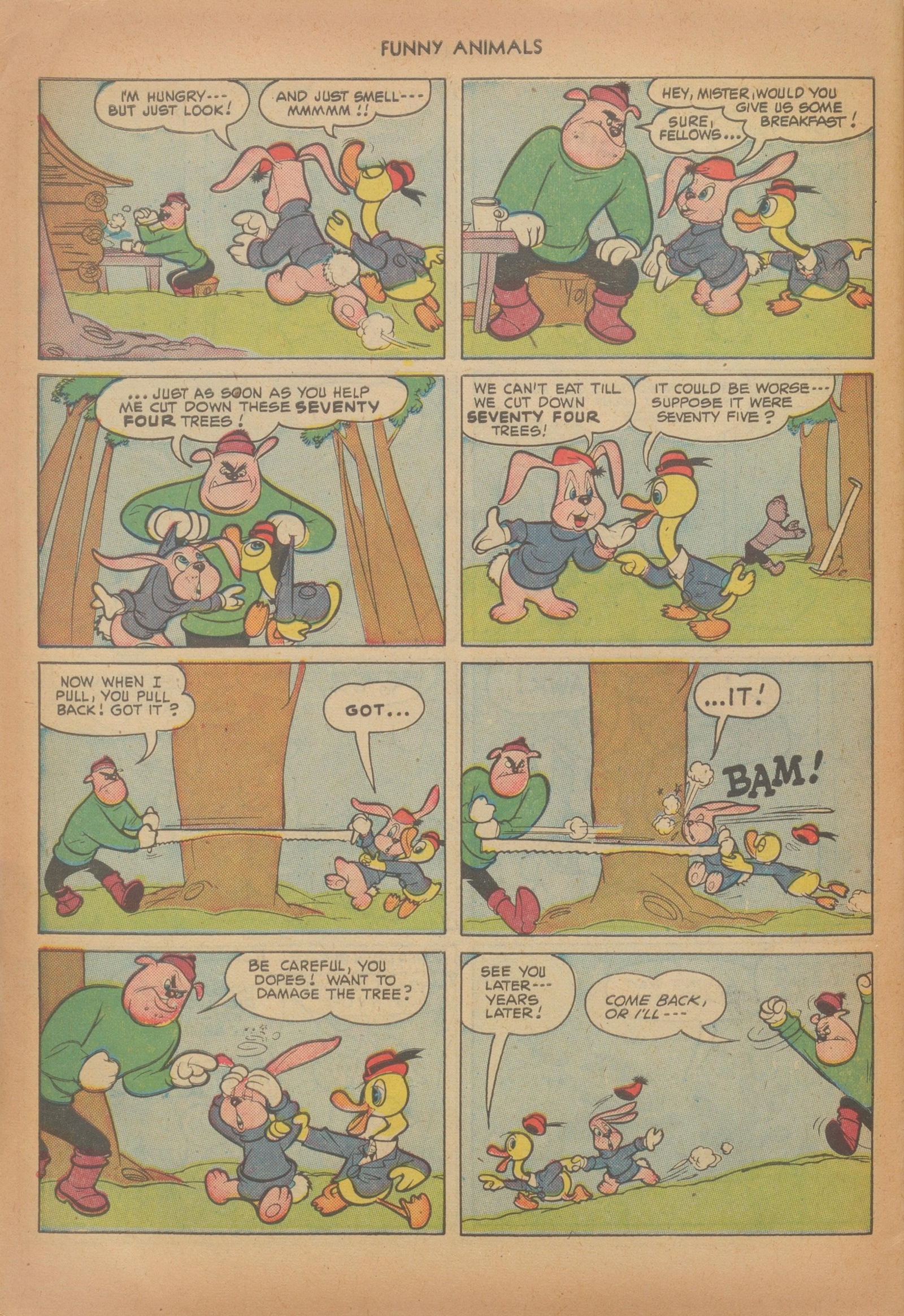Read online Fawcett's Funny Animals comic -  Issue #71 - 30