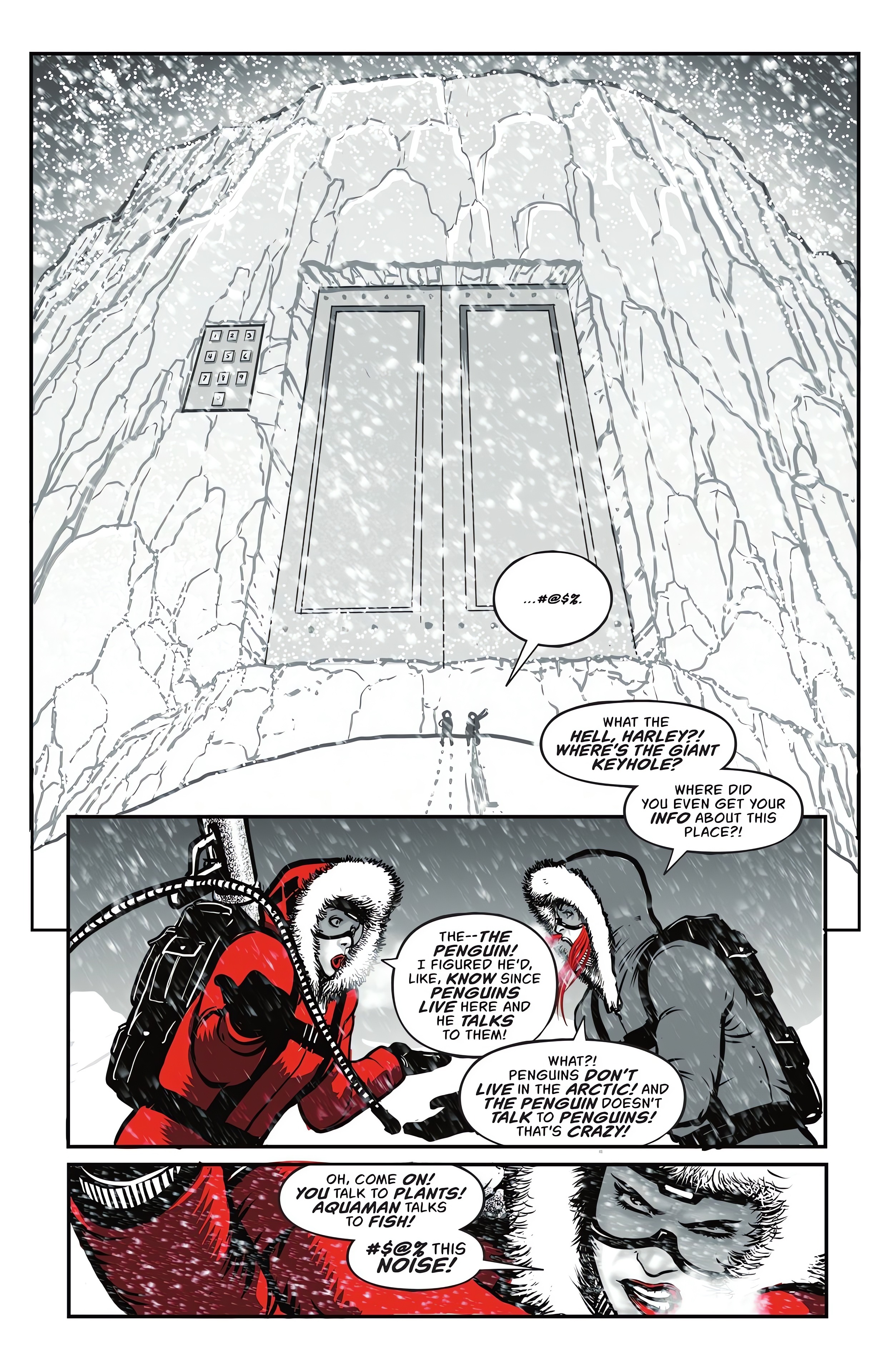 Read online Harley Quinn: Black   White   Redder comic -  Issue #1 - 6