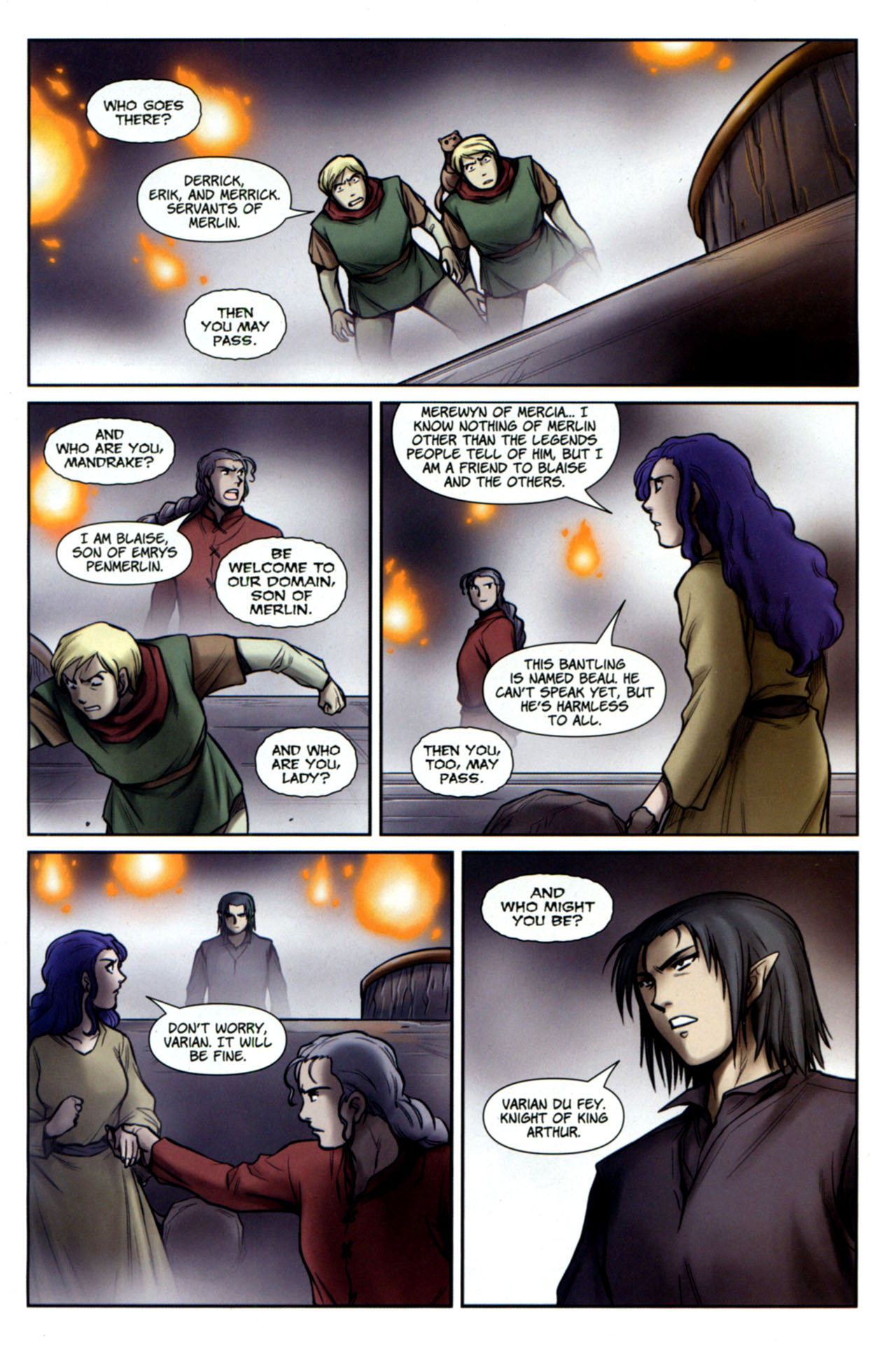 Read online Lords of Avalon: Knight of Darkness comic -  Issue #5 - 4