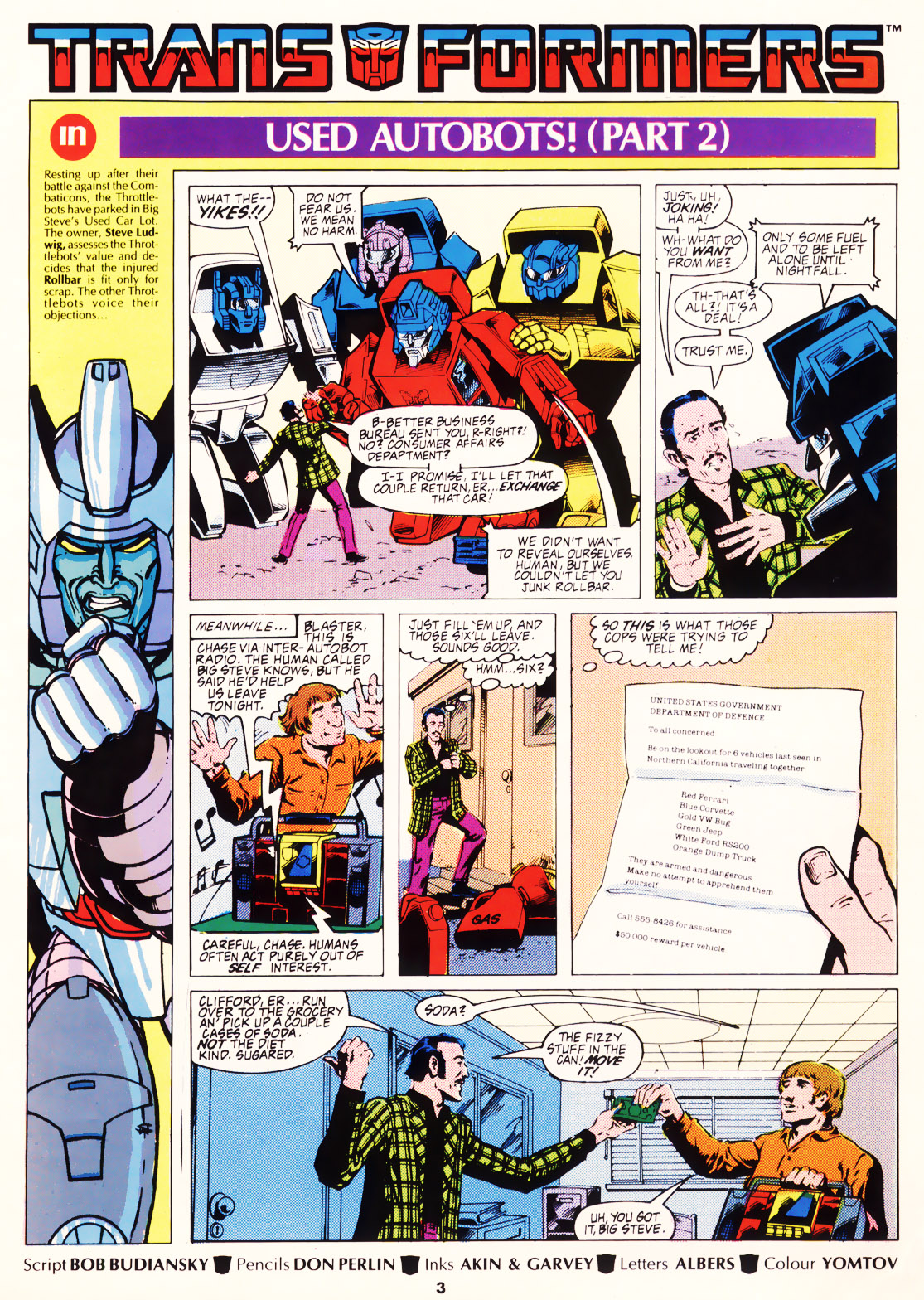 Read online The Transformers (UK) comic -  Issue #140 - 3