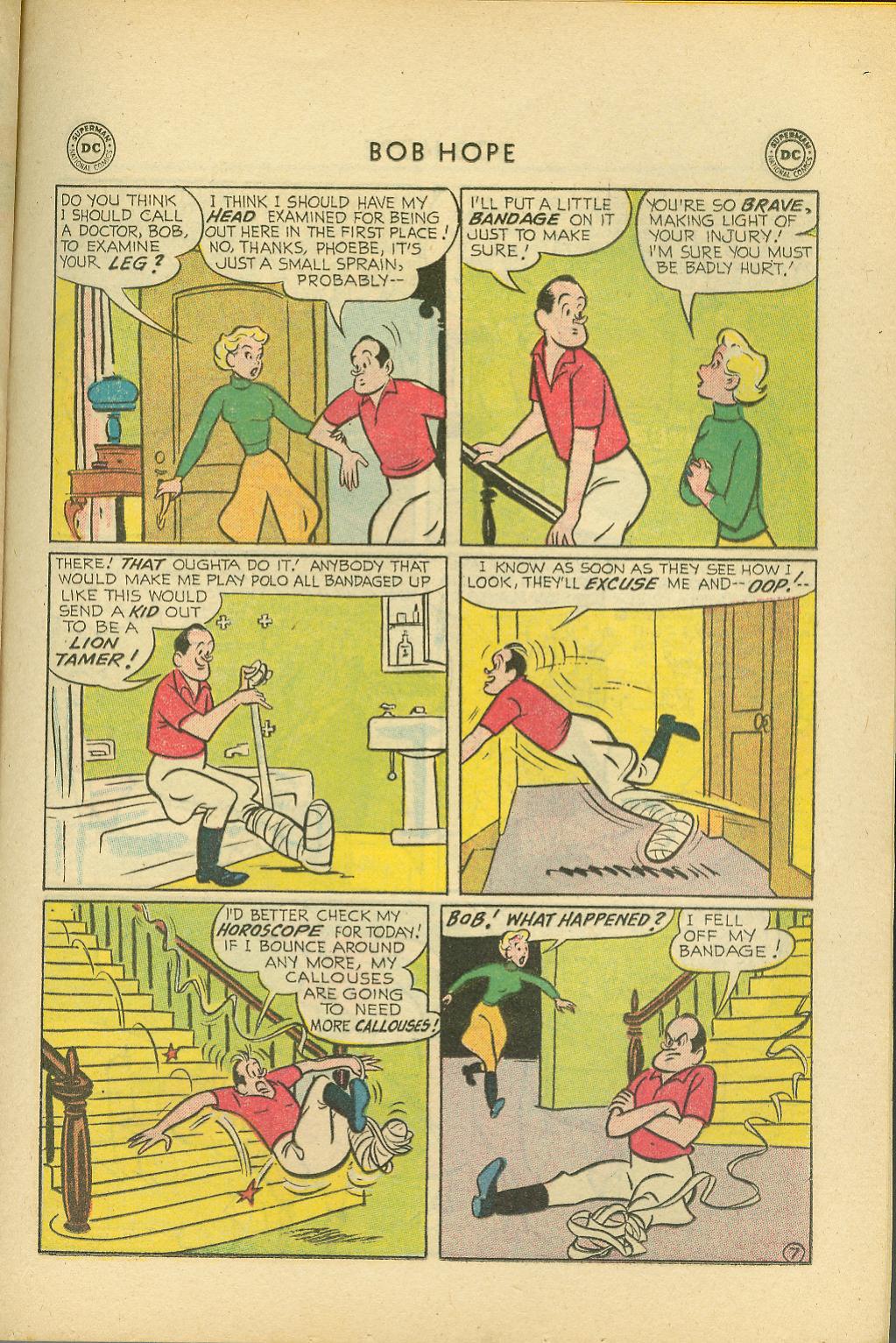 Read online The Adventures of Bob Hope comic -  Issue #39 - 21