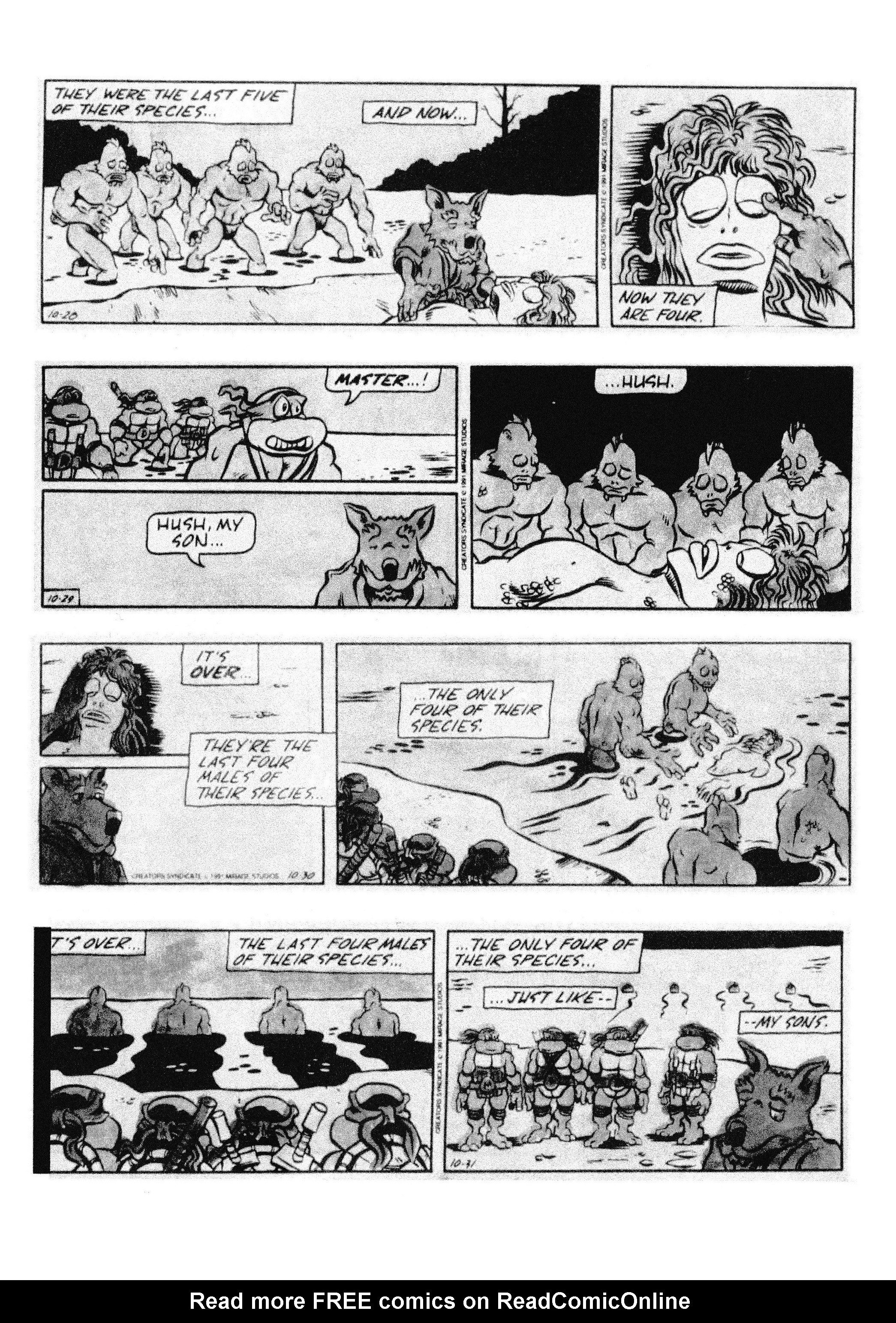 Read online Teenage Mutant Ninja Turtles: Complete Newspaper Daily Comic Strip Collection comic -  Issue # TPB 2 (Part 1) - 69