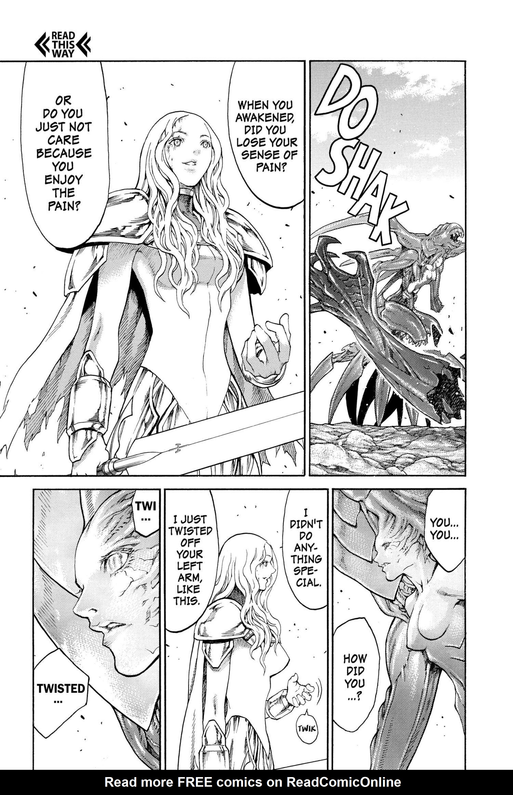 Read online Claymore comic -  Issue #13 - 143