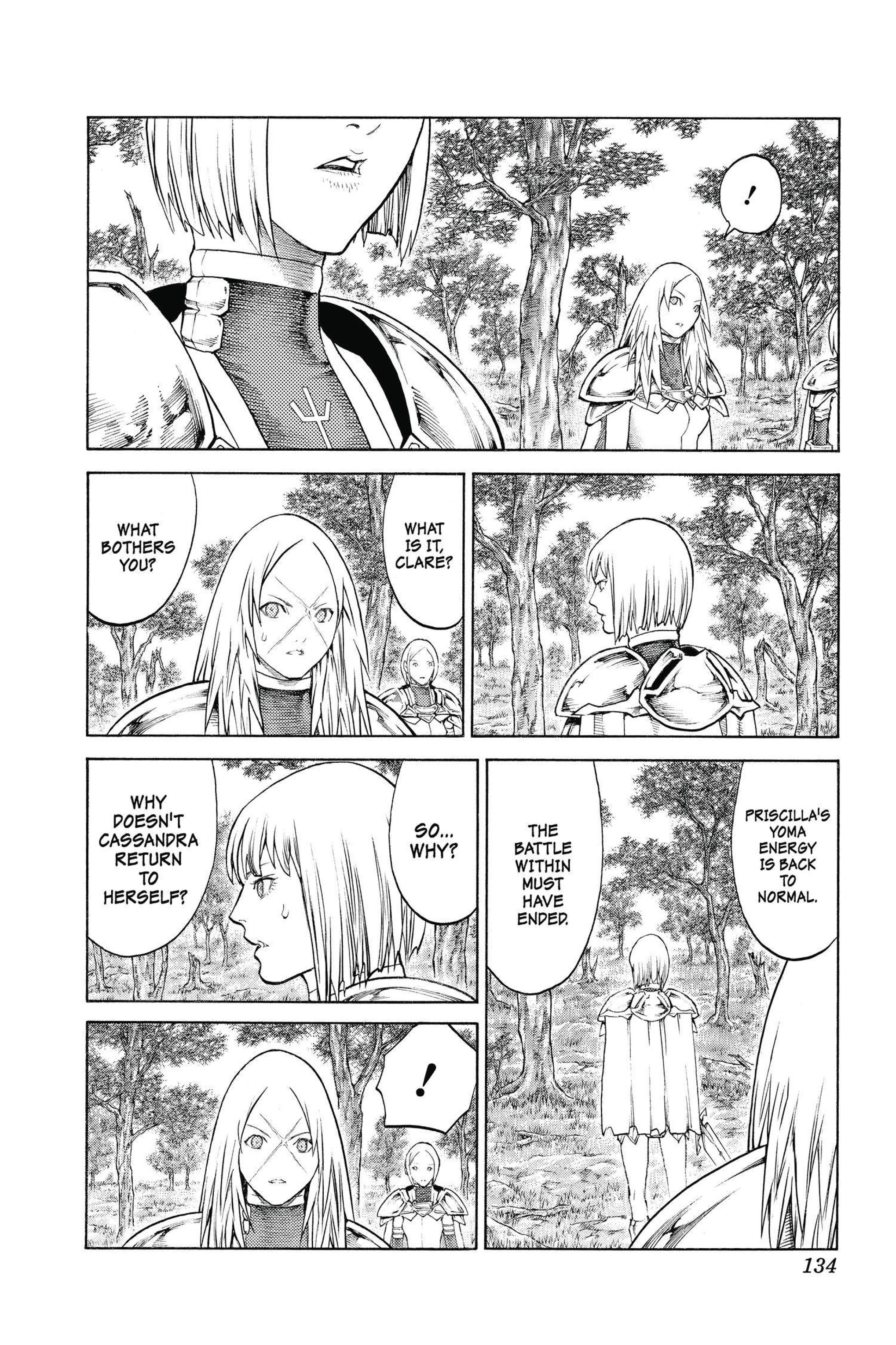 Read online Claymore comic -  Issue #24 - 123