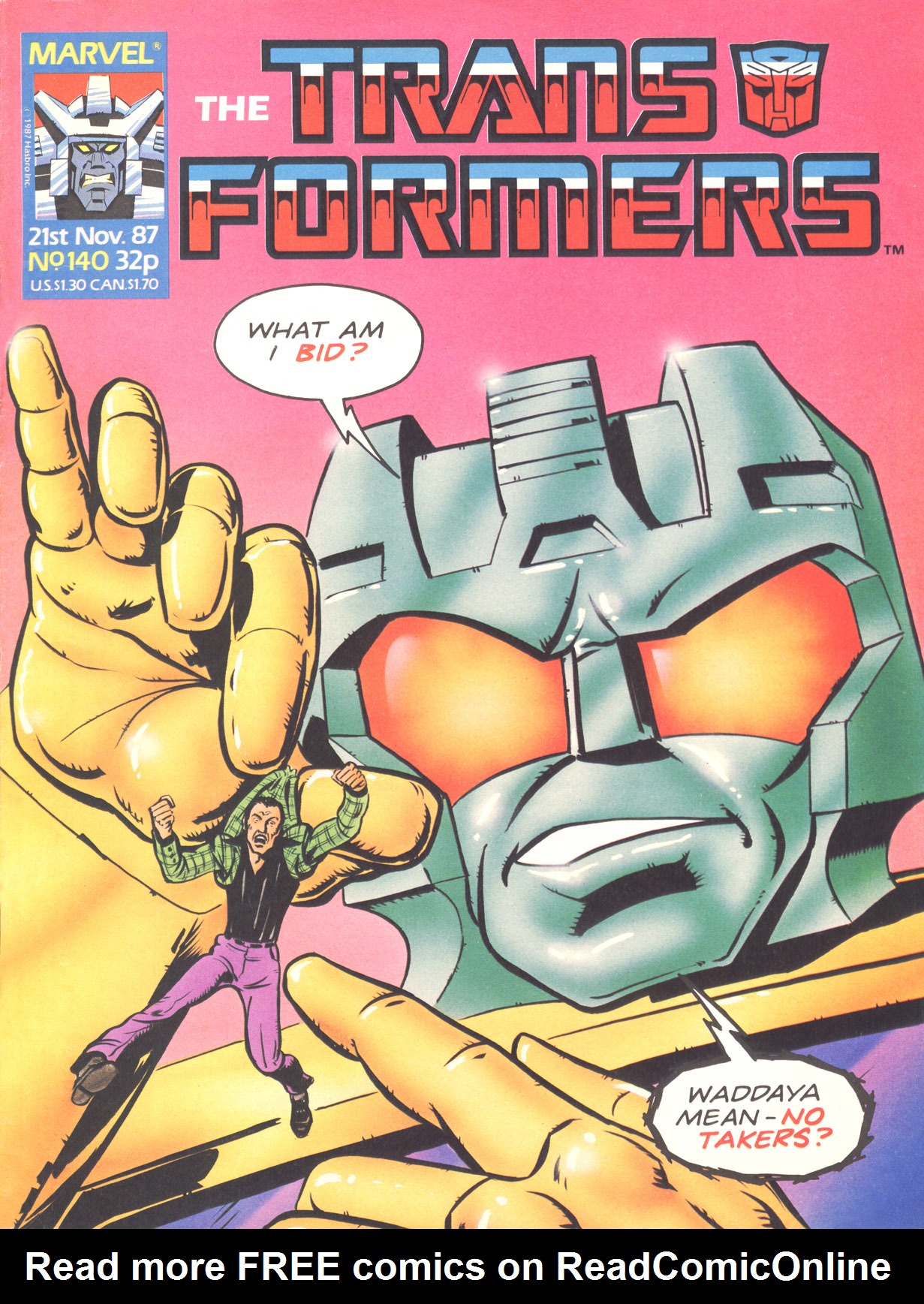 Read online The Transformers (UK) comic -  Issue #140 - 1